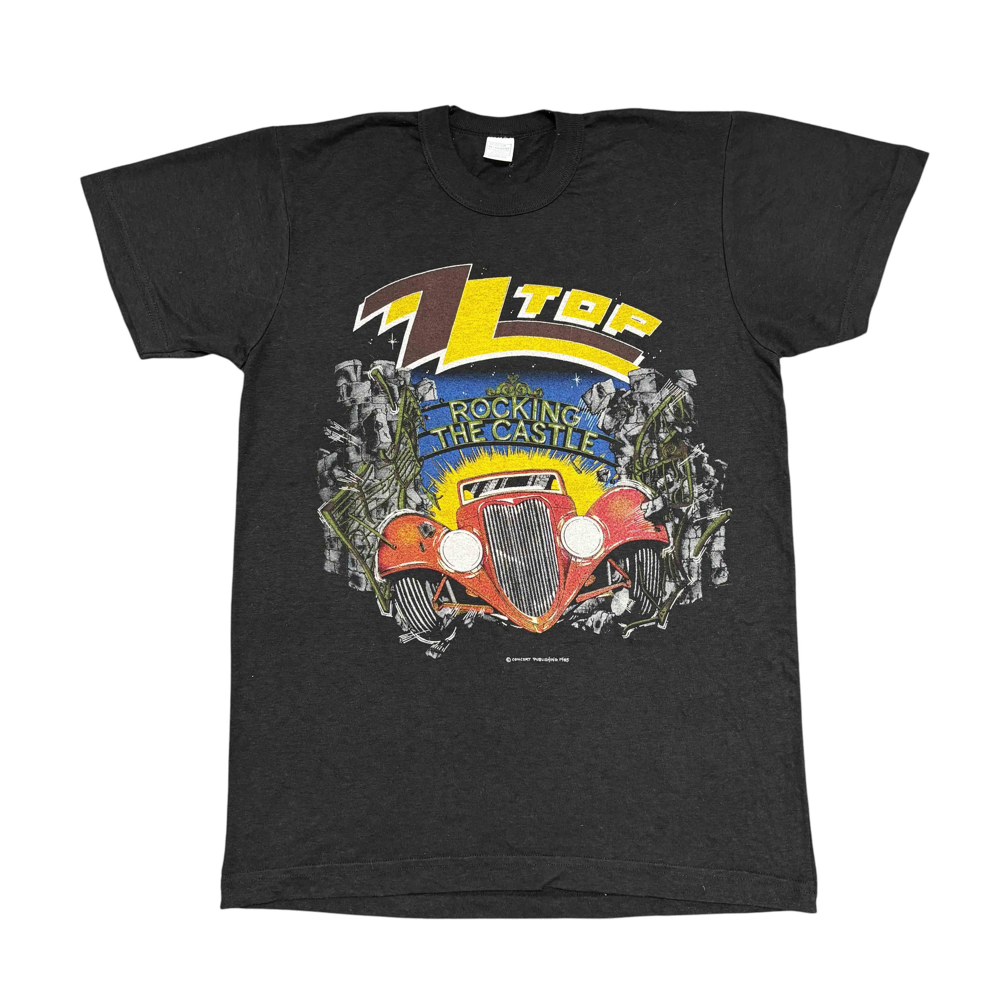 Band Tees Vintage ZZ Top Shirt 80s Band Tee Marillion Monsters of Rock Size US M / EU 48-50 / 2 - 1 Thumbnail