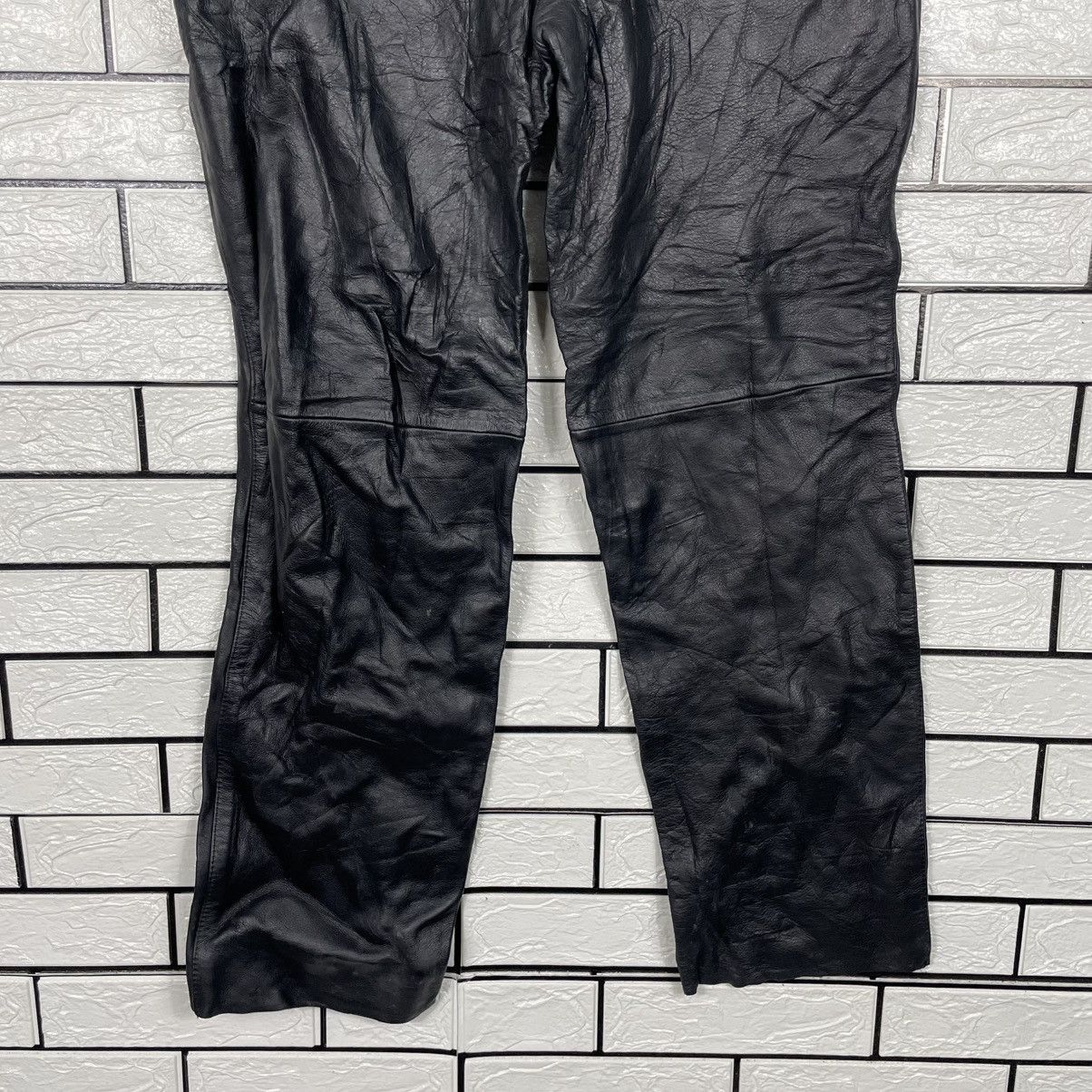Japanese Brand Scare Teht Motorcycle Biker Leather Pant Size US 32 / EU 48 - 10 Thumbnail