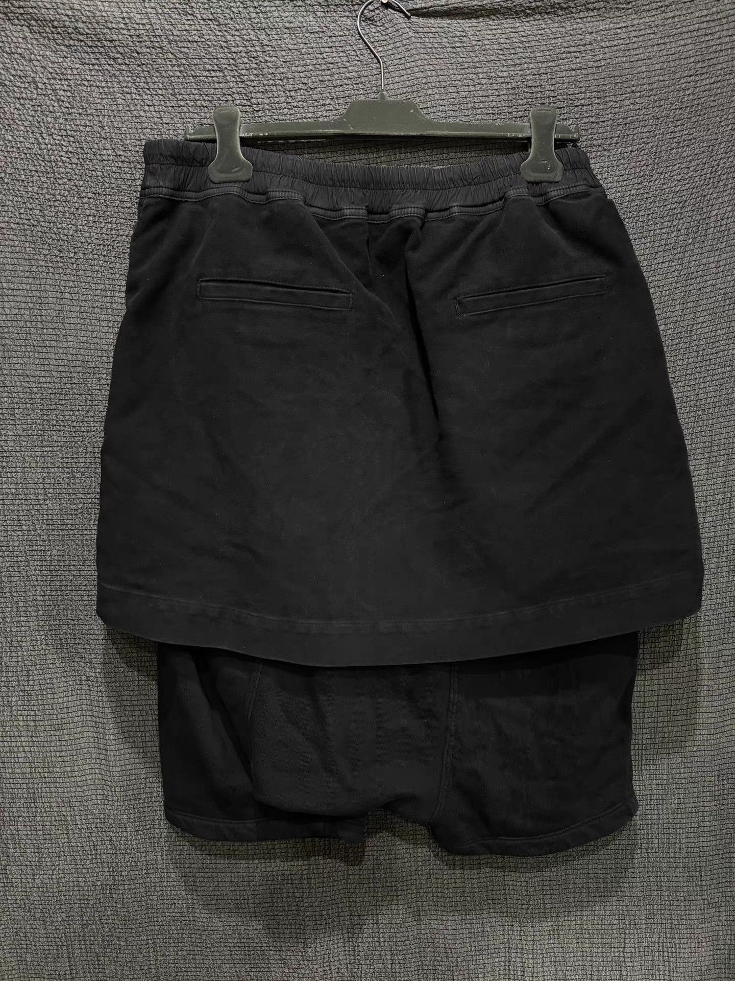 Rick Owens Rick Owens 14FW double-layer sarong shorts Size US 33 - 2 Thumbnail