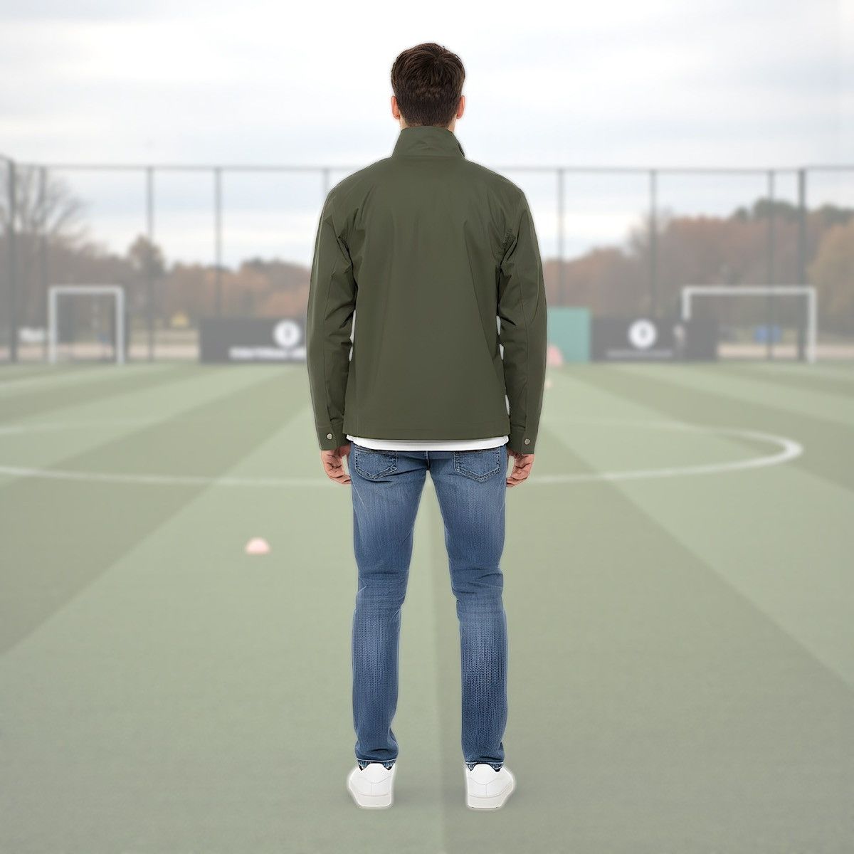 Champion Champion Sideline Mens Green Full Zip Jacket Sz L Size US L / EU 52-54 / 3 - 4 Thumbnail