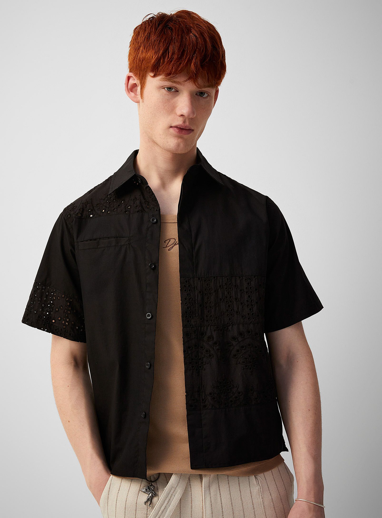 Jungles BNWT SS24 JUNGLES JUNGLES BRODERIE ANGLAISE SHIRT L Size US L / EU 52-54 / 3 - 1 Thumbnail