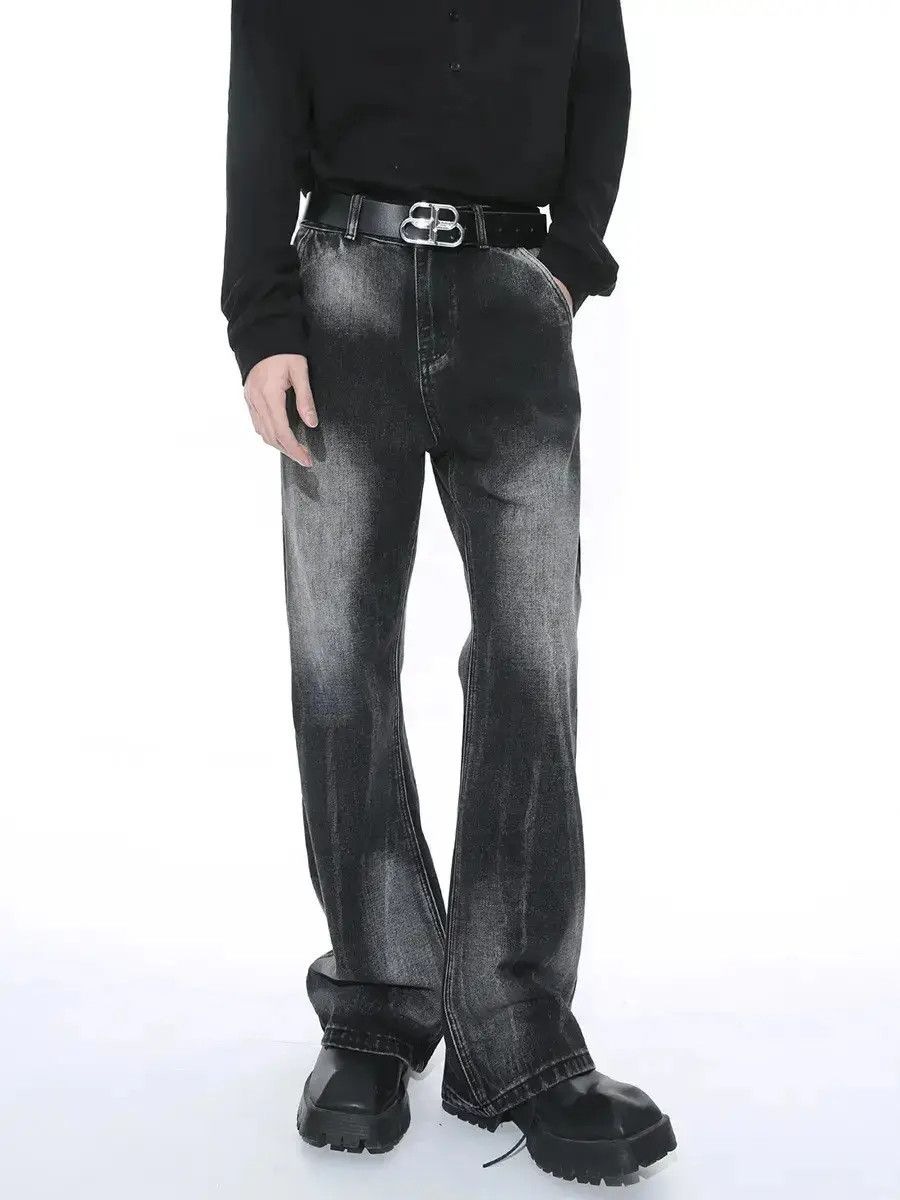 Japanese Brand Retro loose high street micro flared jeans Size US 32 / EU 48 - 6 Thumbnail