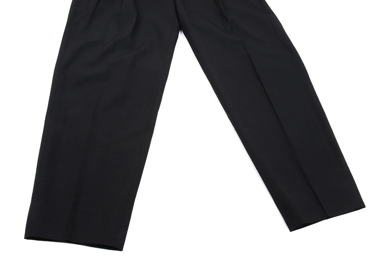 Jean Paul Gaultier Summer Wool Two-Tuck Pants in Black Size 48 Size US 32 / EU 48 - 8 Thumbnail