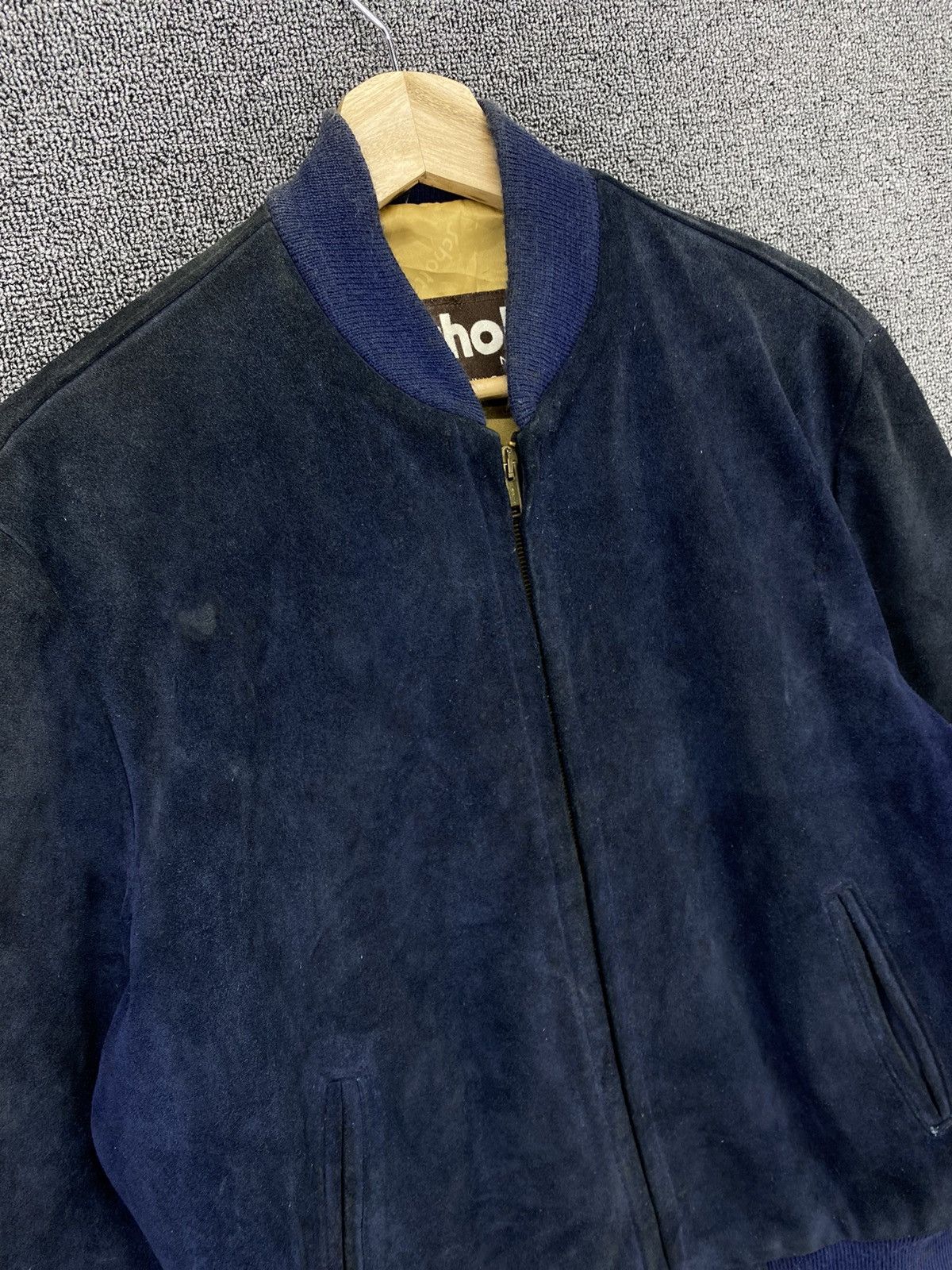 Vintage 80s SCHOTT NYC Suede Leather Bomber Jacket