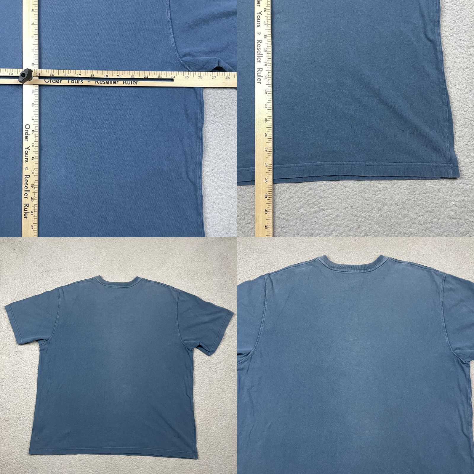 Carhartt VINTAGE Carhartt T-shirt Adult XL Gray Faded Pocket Work Wear Shirt XL Blue 90s Thrashed Logo Pockets Mens Size US XL / EU 56 / 4 - 9 Thumbnail
