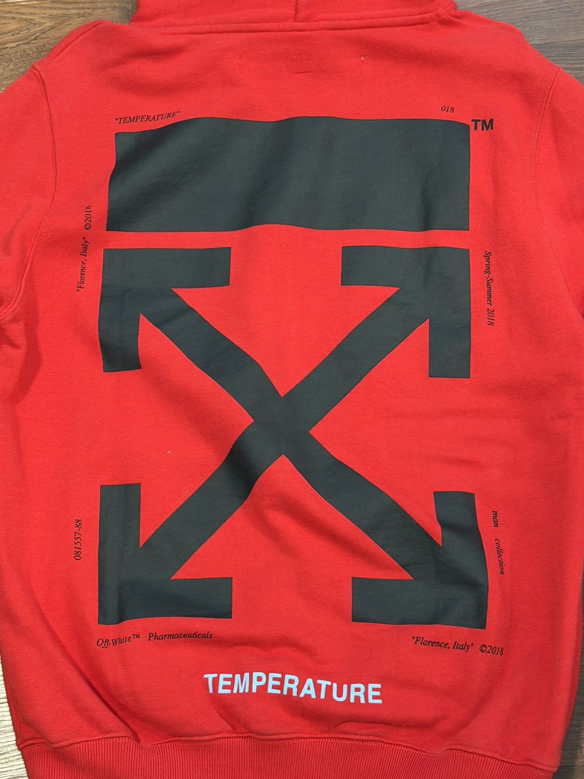 Off-White OFF-WHITE MONA LISA TEMPERATURE HOODIE Size US XS / EU 42 / 0 - 4 Thumbnail