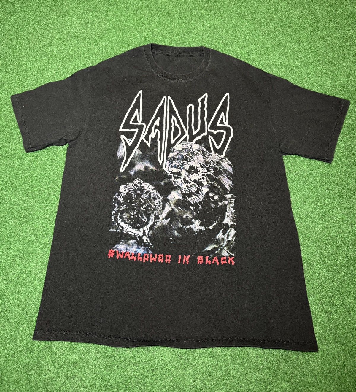 Band Tees Vintage Sadus Thrash Death Metal 80s 90s Band Large T Shirt Size US L / EU 52-54 / 3 - 1 Thumbnail
