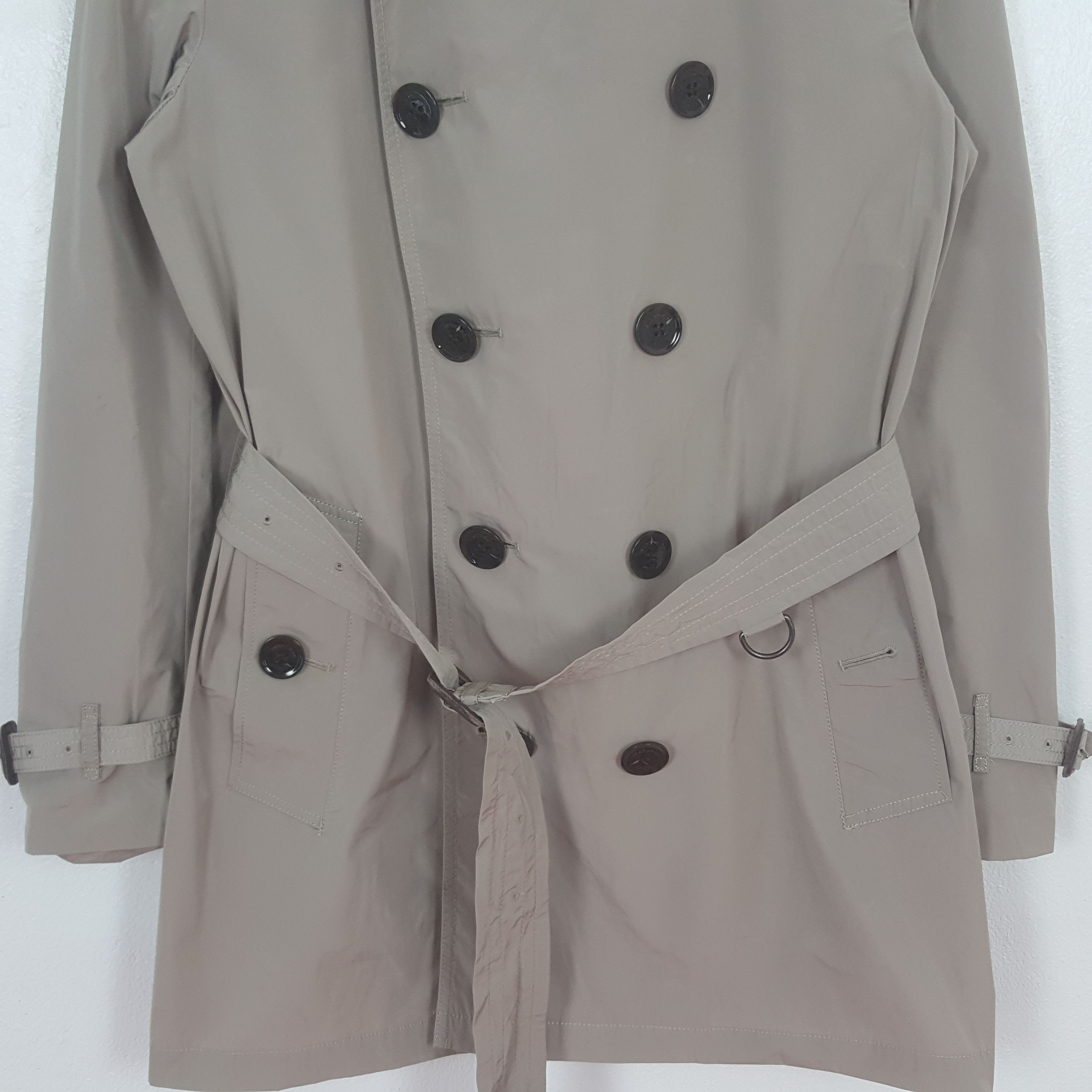 Burberry Vintage Burberry Brit Designer Brand Trench Jacket C322N17 Size US S / EU 44-46 / 1 - 4 Thumbnail