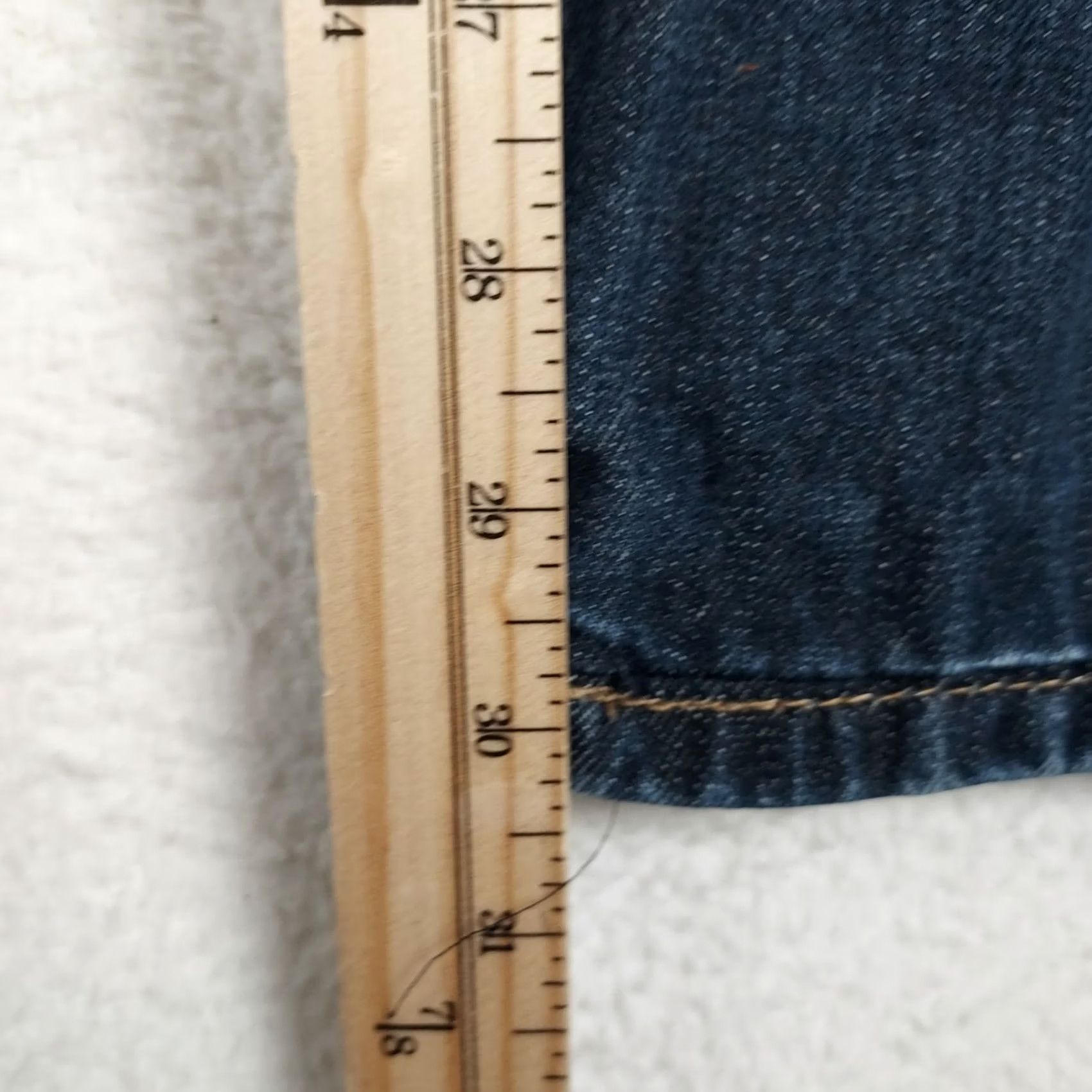 Levi's VINTAGE? (No) Levi's 527 Jeans Bootcut Men W31 30 Inseam Blue Denim Cotton 5-Pocket Logo Zip Rise Mid Regular Season All Size US 31 - 7 Thumbnail