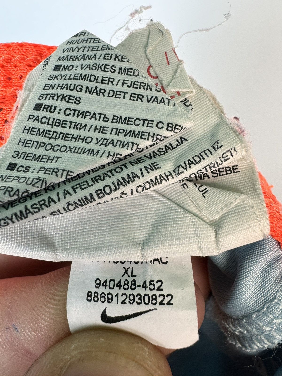 Nike CHELSEA third Shorts NIKE 2018-2019 The Blues SIZE XL.Boys Size US 28 / EU 44 - 6 Thumbnail