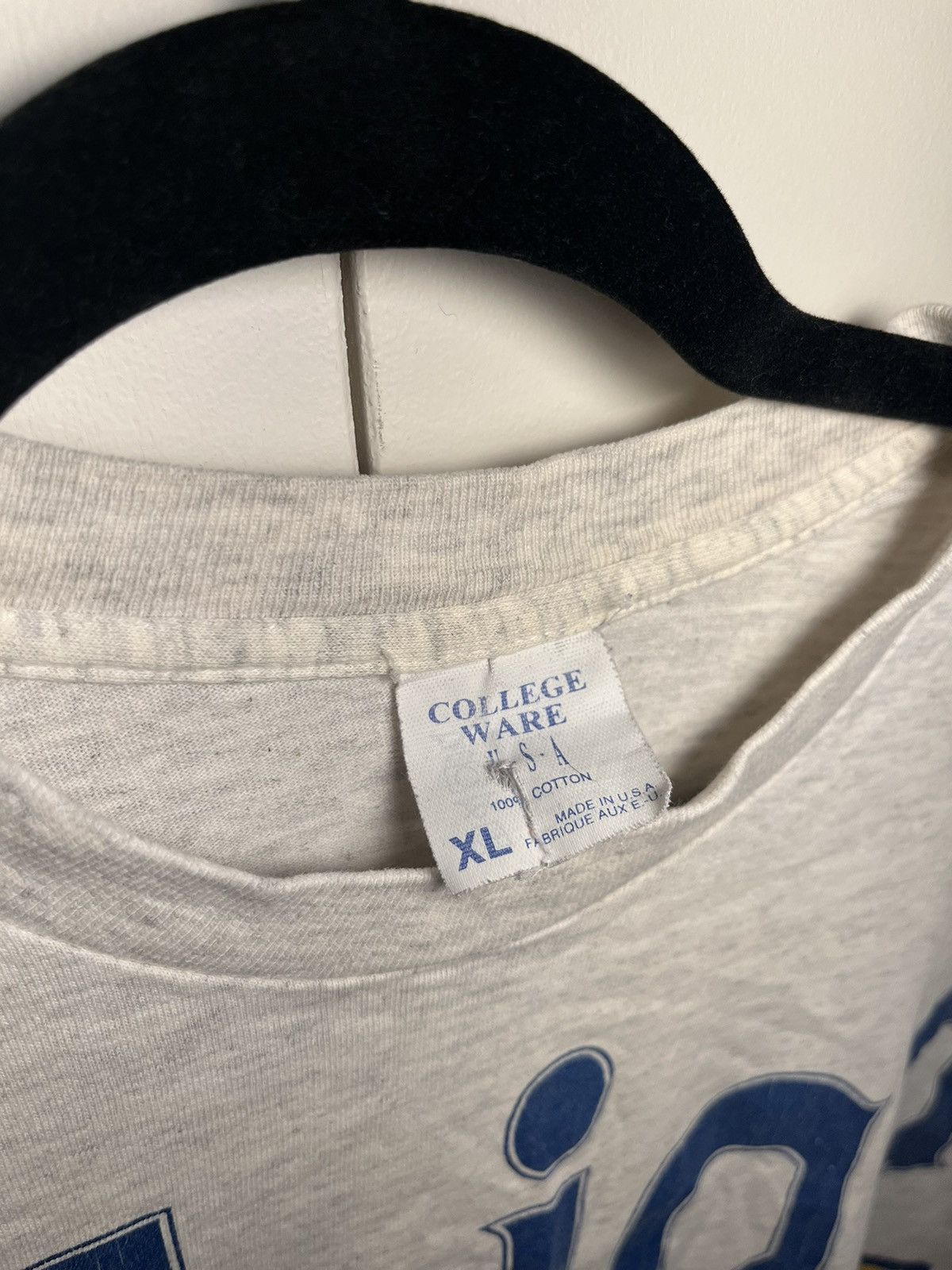 Vintage 1990 University of Michigan Tee Size US XL / EU 56 / 4 - 4 Thumbnail