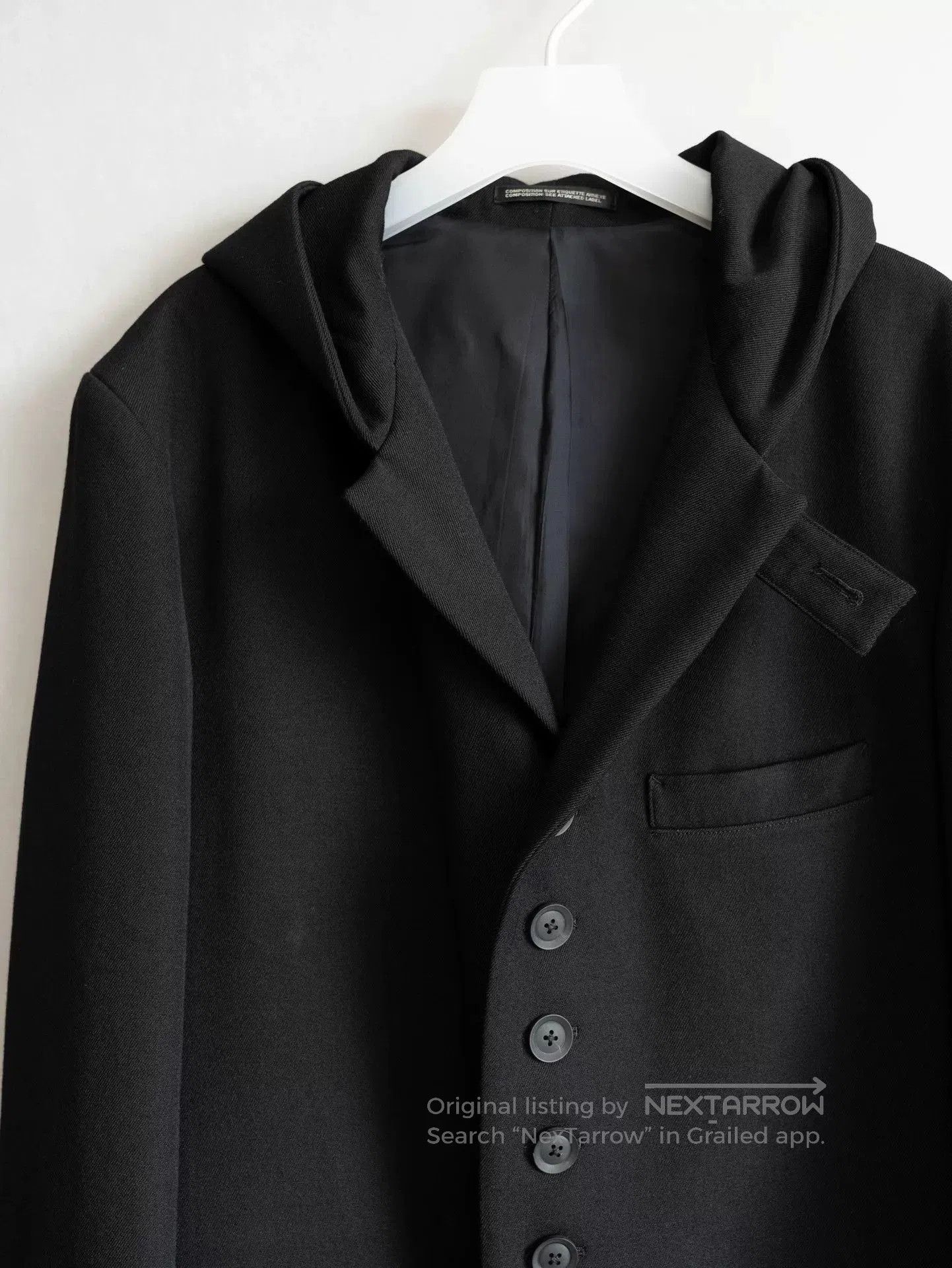 Yohji Yamamoto Yohji Yamamoto Hooded Utility Jacket. Size US S / EU 44-46 / 1 - 7 Thumbnail
