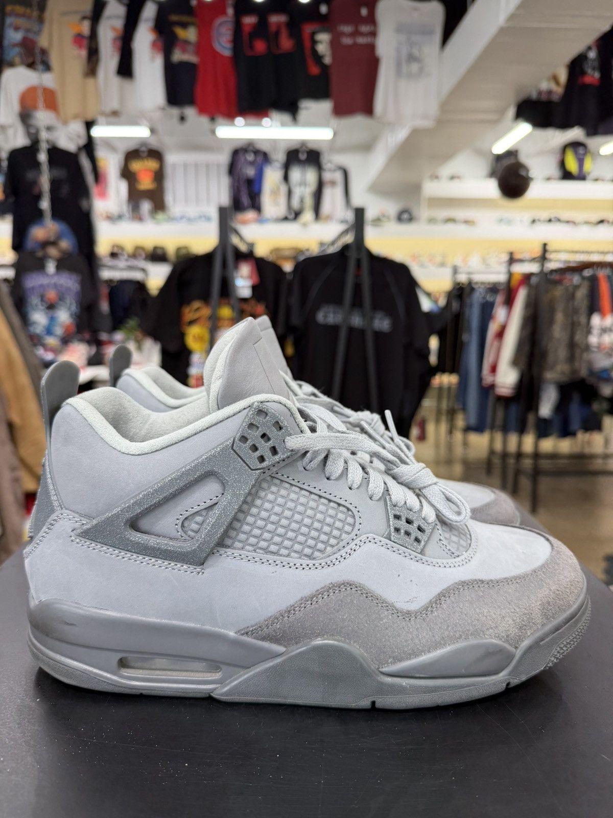 Jordan Brand Air Jordan 4 Paris Olympic Wet Cement Size 9 (2024) Size US 9 / EU 42 - 6 Thumbnail