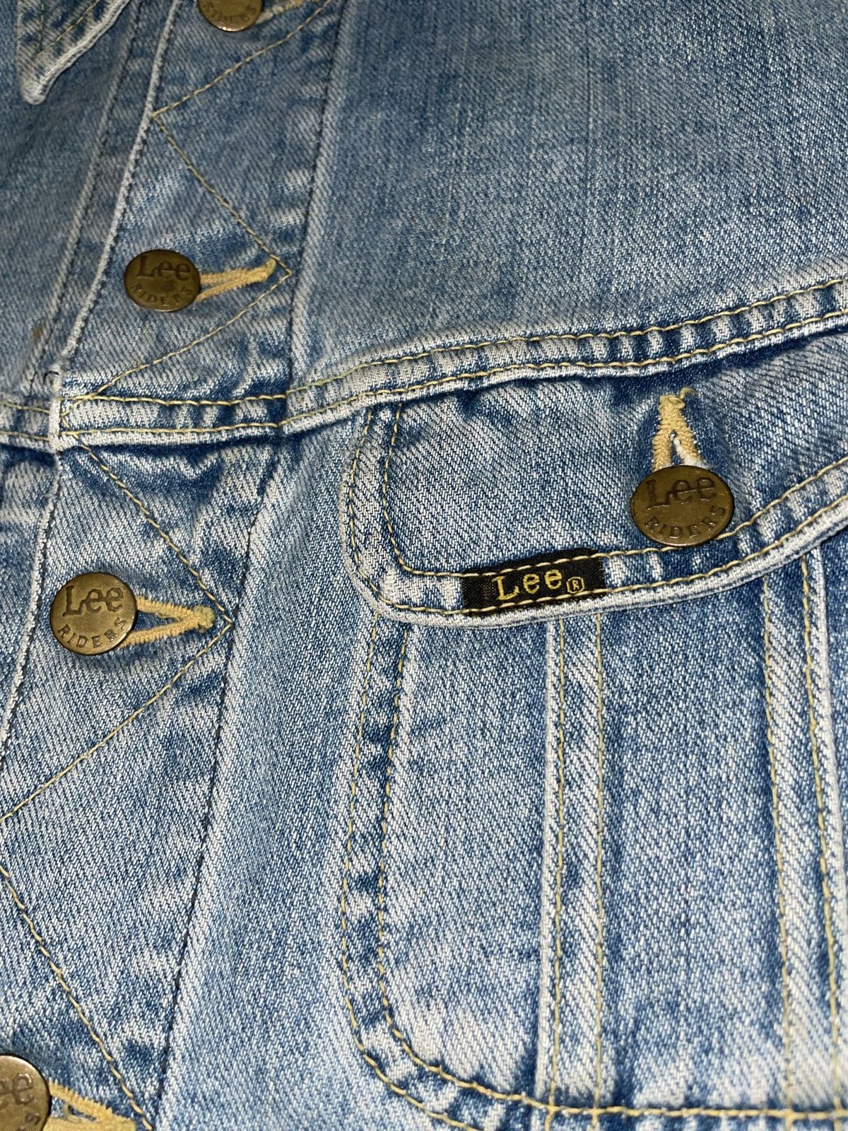 Lee Lee Rider 90s Trucker 0411 Japan LHD Size US S / EU 44-46 / 1 - 8 Thumbnail
