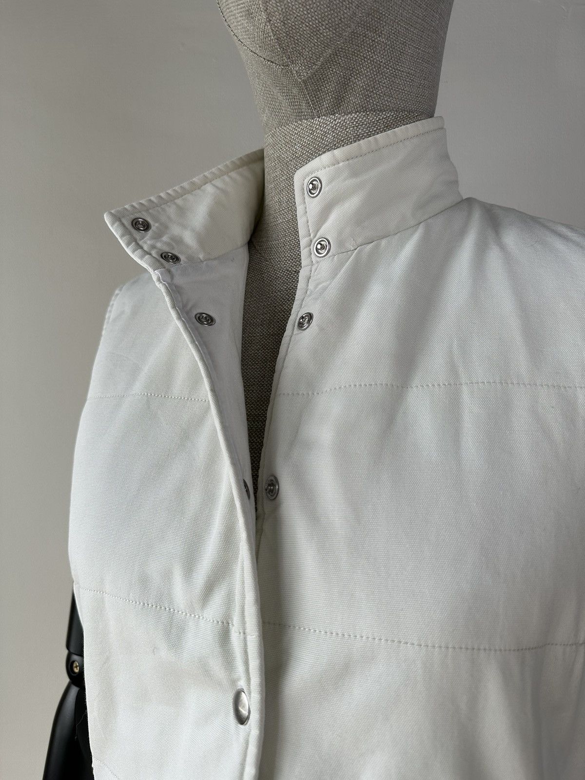 Brunello Cucinelli Vintage BRUNELLO CUCINELLI Cotton Women’s Vest Jacket Gilet Size L / US 10 / IT 46 - 14 Thumbnail
