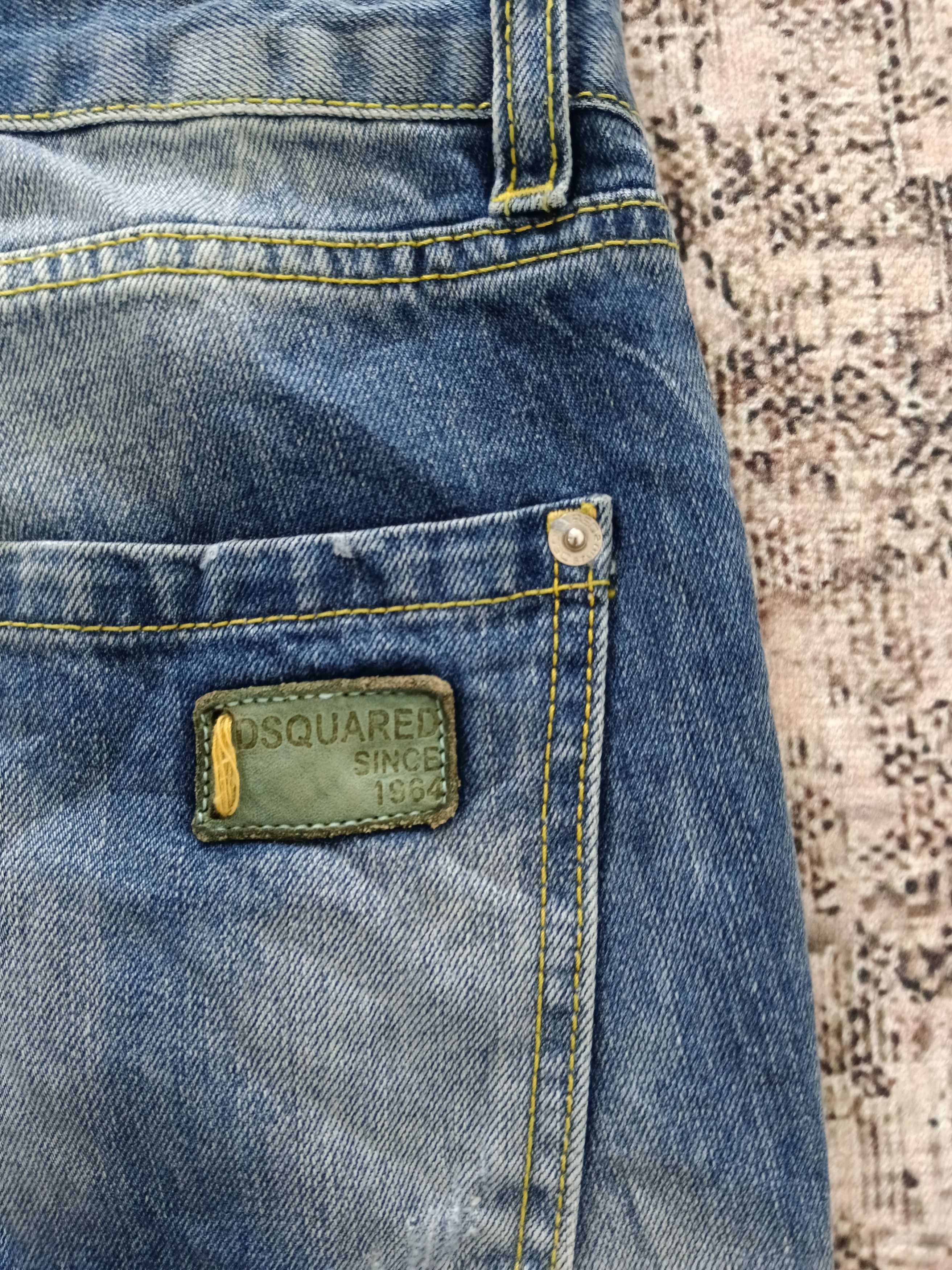 Dsquared2 Dsquared2 Splatted Denim Pants Size US 33 - 7 Thumbnail