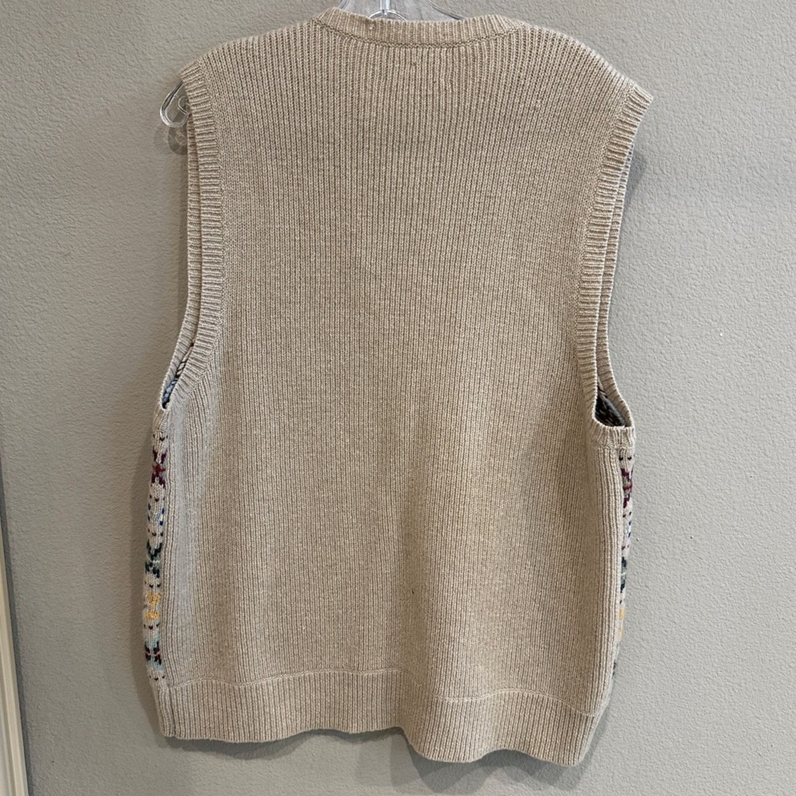 Ralph Lauren RUGBY Ralph Lauren | XL Fair Isle Sweater Vest Wool Cashmere Size US XL / EU 56 / 4 - 4 Thumbnail