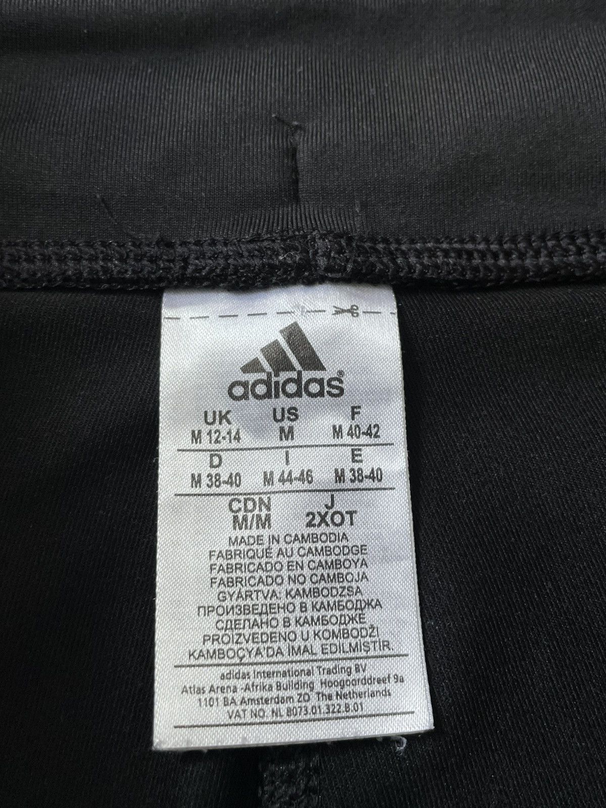 Adidas Vintage Y2K Adidas 00’s Sweatpants Black/Pink RARE Size 26" / US 2 / IT 38 - 9 Thumbnail