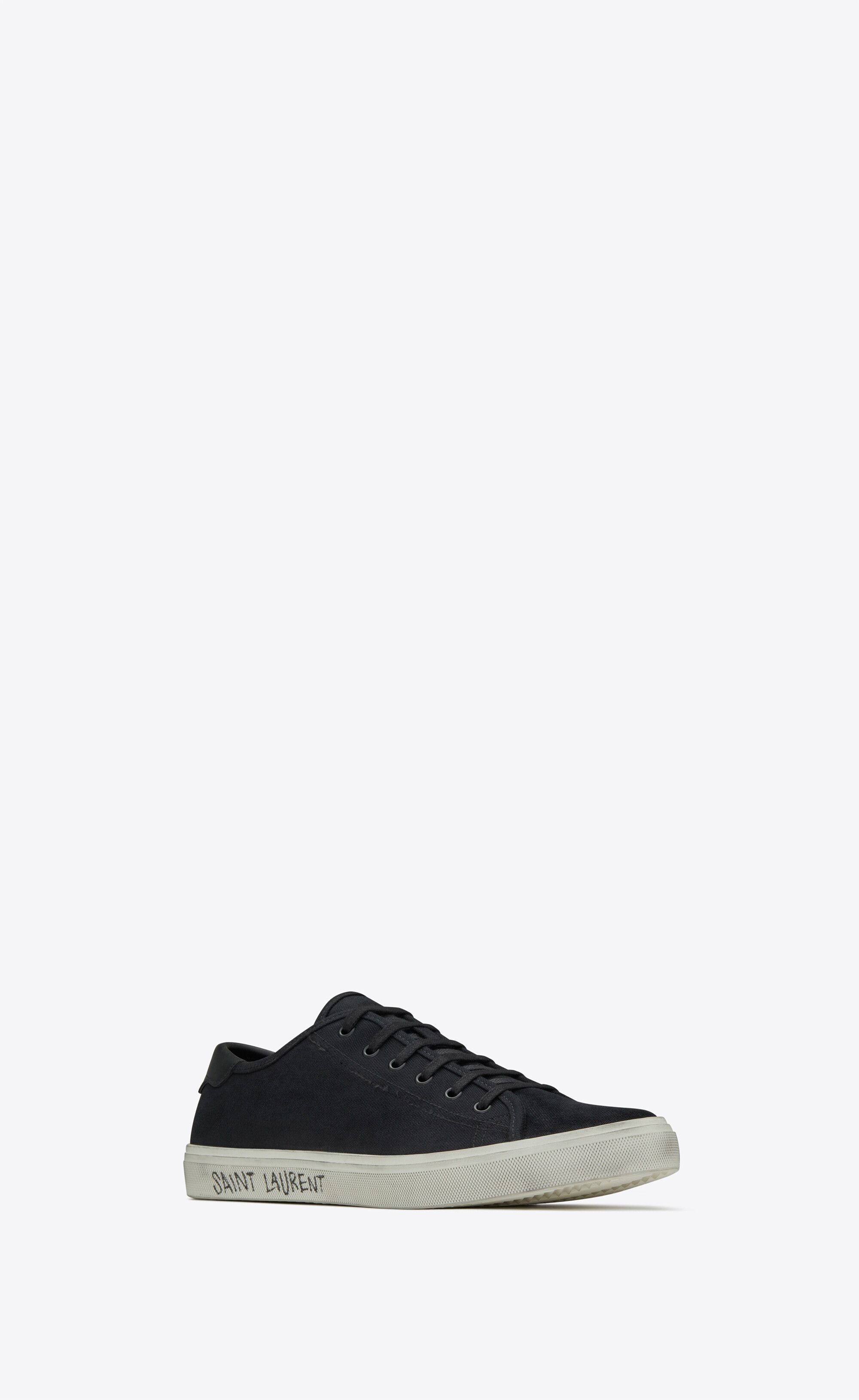 o1bcso1str1224 Malibu Sneakers In Canvas in Black