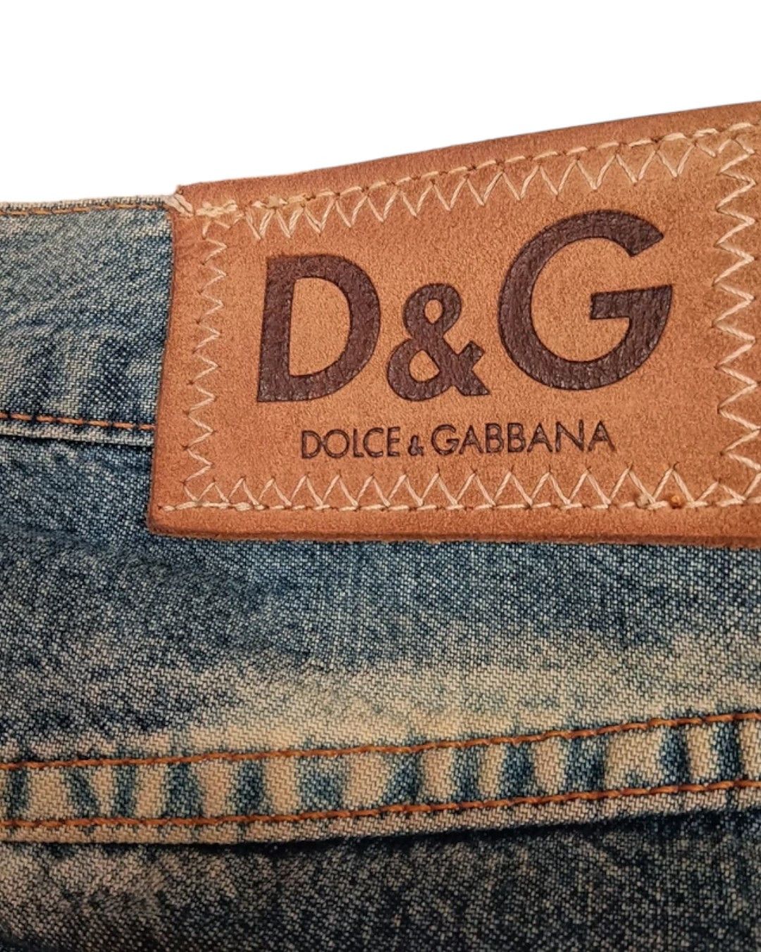Dolce & Gabbana F/W 2000 GRAFFITI DENIM MAXI SKIRT Size 30" / US 8 / IT 44 - 5 Thumbnail