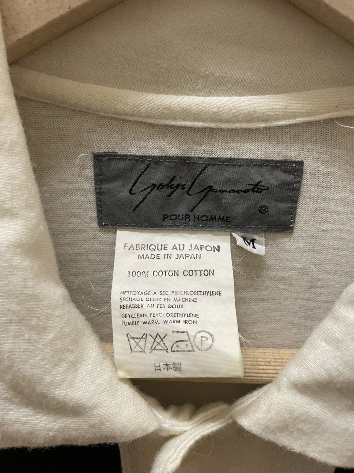 Yohji Yamamoto Yohji Yamamoto Pour Homme Archive Long Sleeve Polo Shirt Size US M / EU 48-50 / 2 - 5 Thumbnail