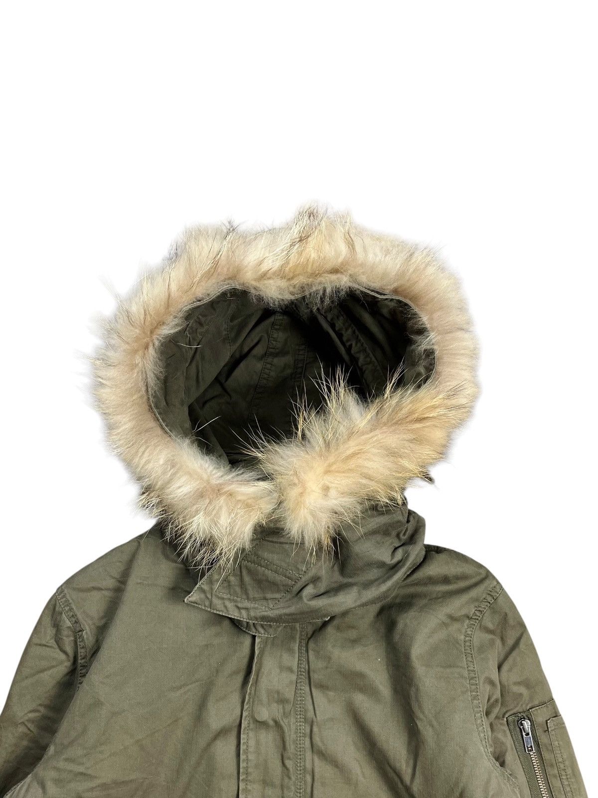 If Six Was Nine 2000s Takeo Kikuchi - Fur Hoodie Parka Jacket Size US M / EU 48-50 / 2 - 7 Thumbnail