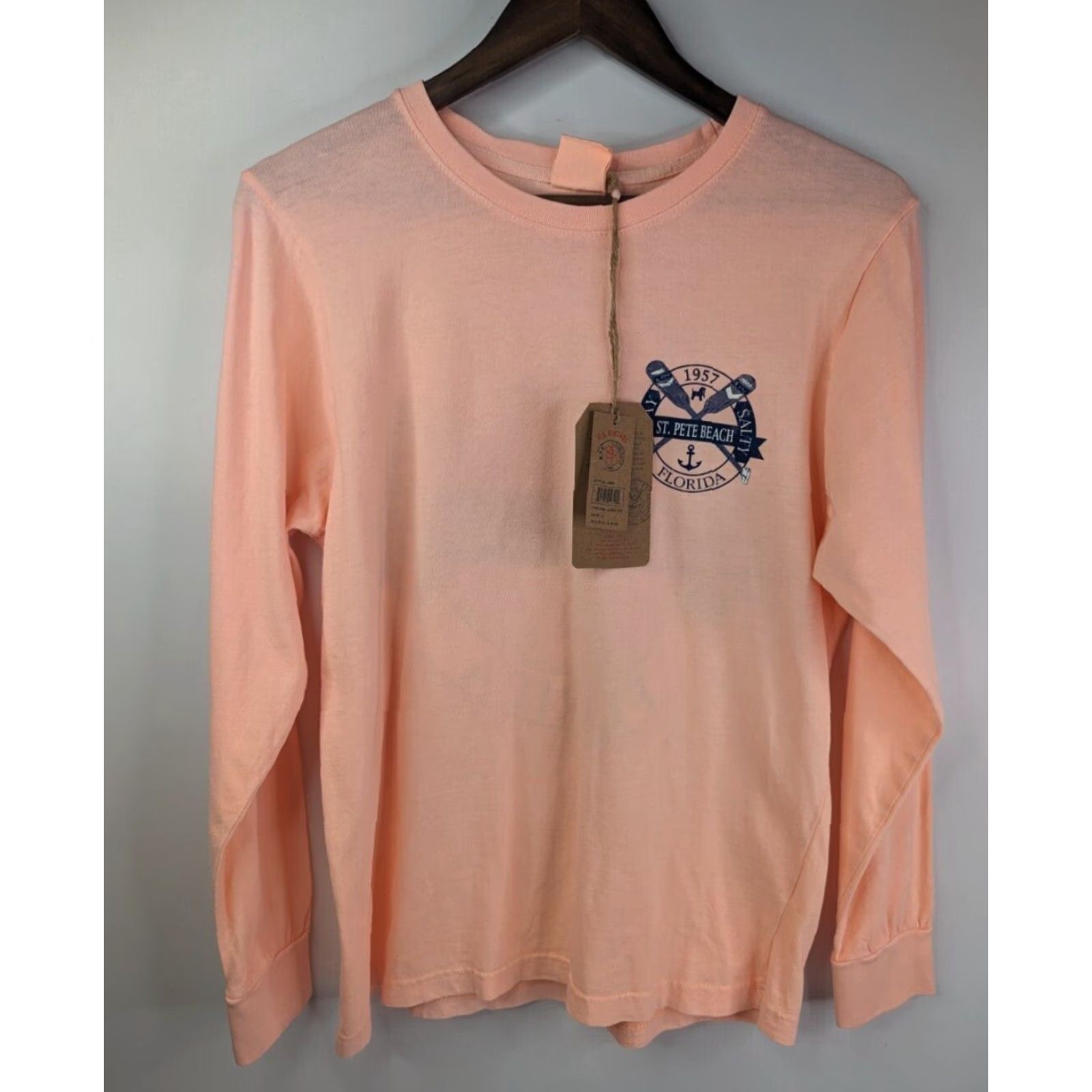 Vintage VINTAGE U.S. St. Pete Beach Florida Vacation Long Sleeve T-Shirt Trip Souvenir Men S Pink Cotton Inktastic Shirt Size US S / EU 44-46 / 1 - 3 Thumbnail