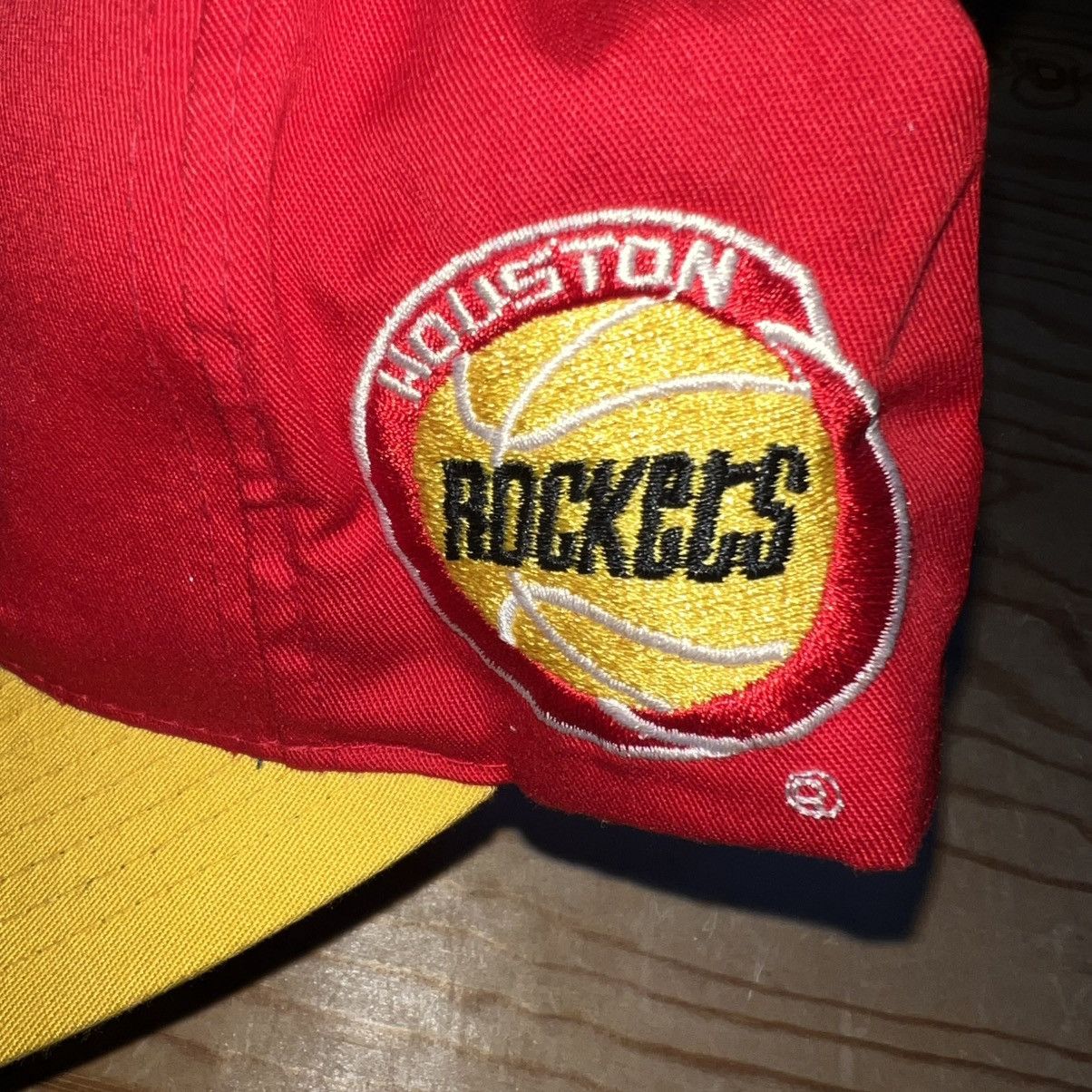 NBA VINTAGE 90s NBA HOUSTON ROCKETS THE GAME SCRIPT SNAPBACK Size ONE SIZE - 3 Thumbnail