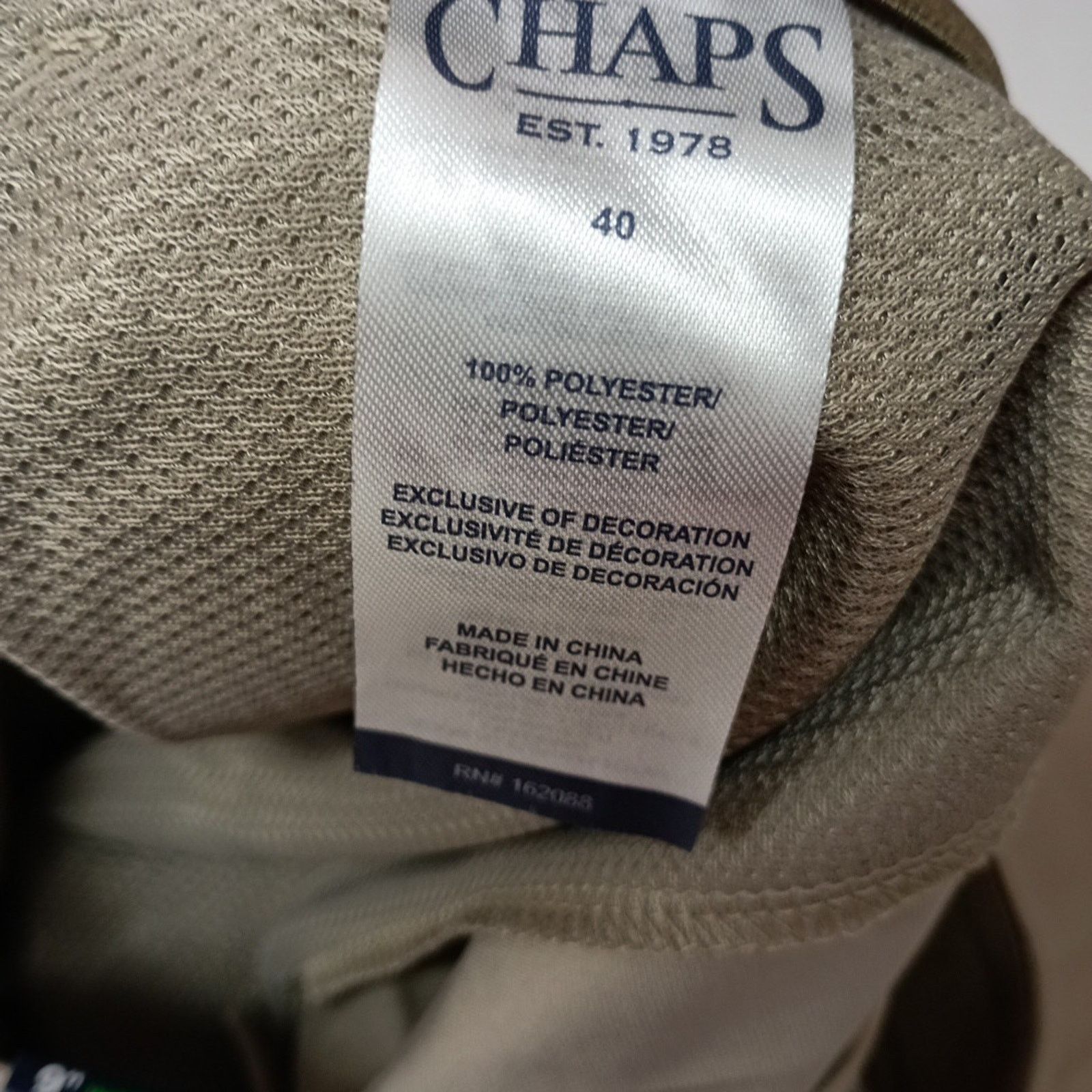 Chaps Chaps Golf Shorts Men's 40 Hampton Khaki Slim Fit 9" Inseam Size US 40 / EU 56 - 3 Thumbnail
