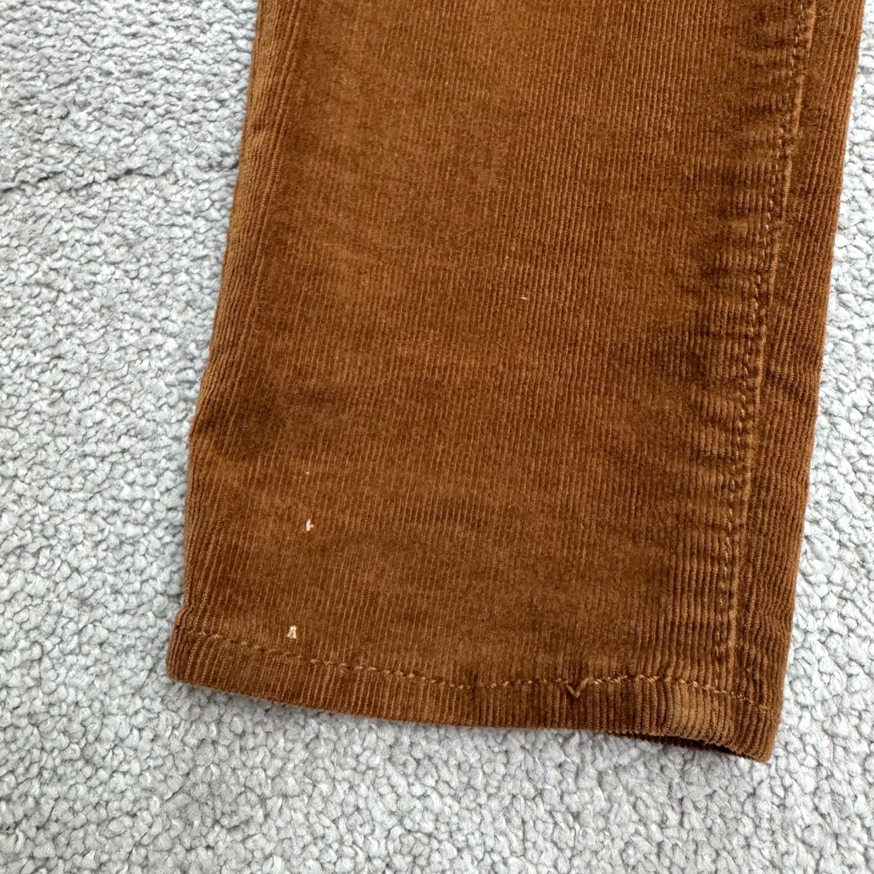Old Navy Old Navy Pants Womens 8 Regular Brown Cotton Corduroy Mid Rise Straight Chino Casual Workwear - Mens? Size 30" / US 8 / IT 44 - 3 Thumbnail