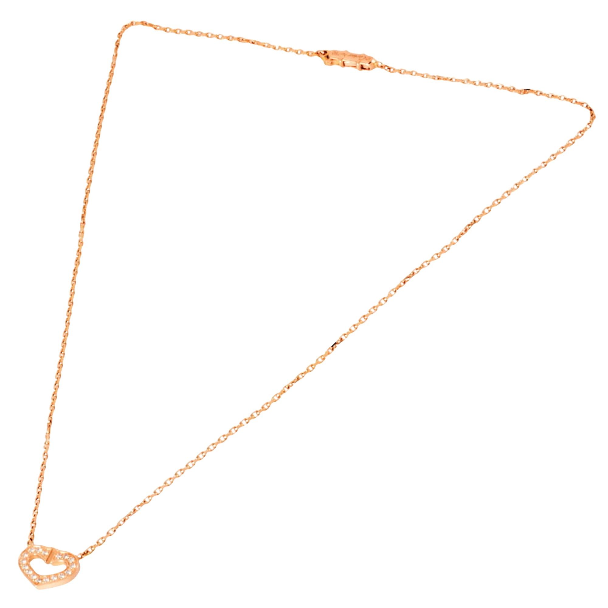 Cartier Cartier C heart necklace Size ONE SIZE - 1 Thumbnail