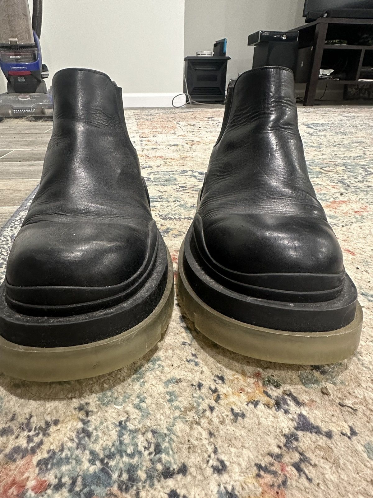 Bottega Veneta Clear Sole Tire Boots