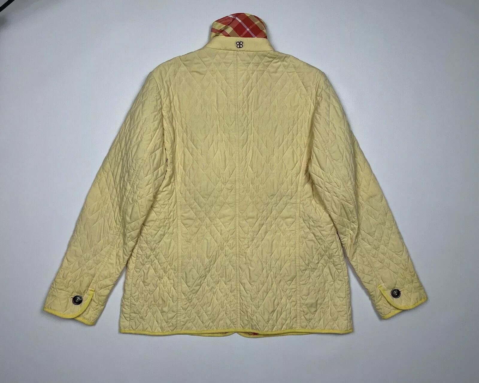 Other Basler Quilted Nova Check Jacket Yellow Size 42 Size M / US 6-8 / IT 42-44 - 2 Thumbnail