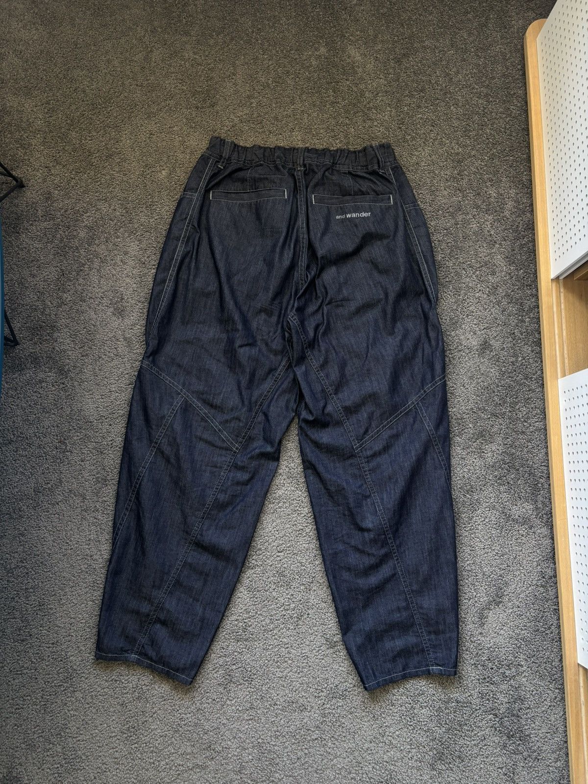And Wander And Wander Dry Easy Denim Wide Pant Size US 30 / EU 46 - 2 Thumbnail