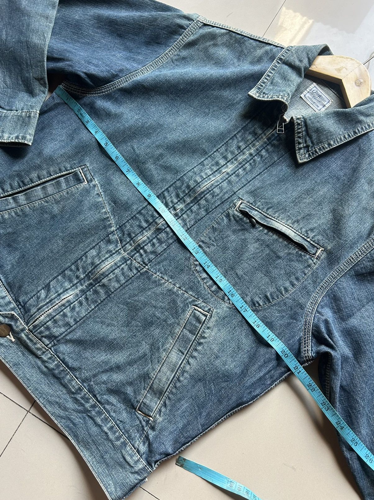 Oshkosh Oshkosh Classic Lot 1082 Denim Jacket Size US S / EU 44-46 / 1 - 12 Thumbnail
