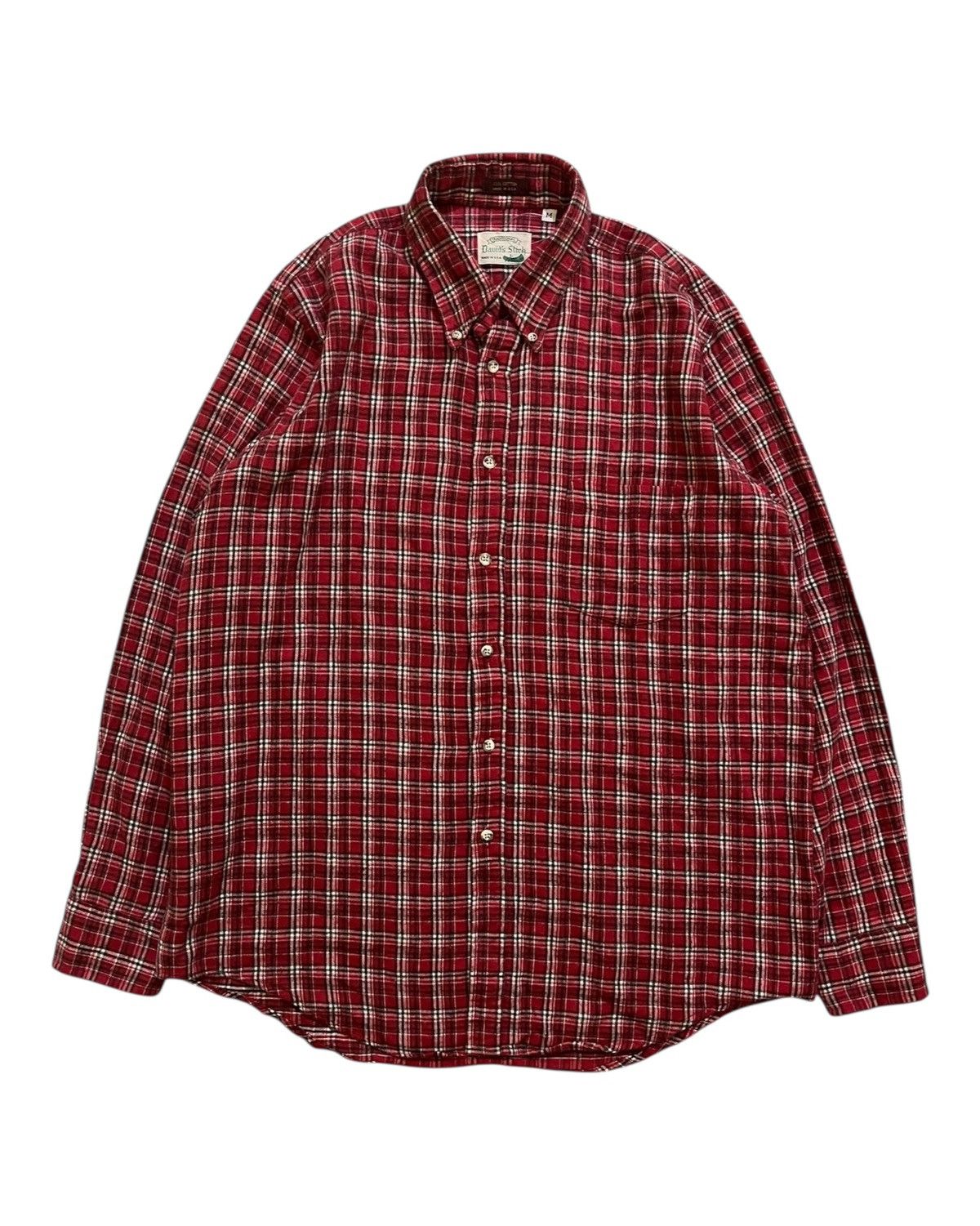 Vintage 1990s David’s Stitch Americana Style Work Flanel Size US M / EU 48-50 / 2 - 1 Thumbnail
