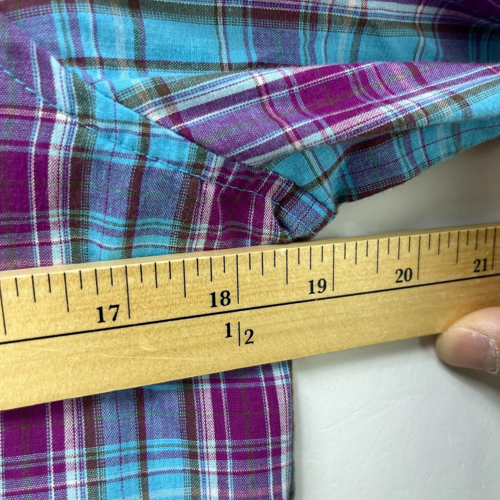 Wrangler Vintage Wrangler Pearl Snap Plaid Shirt Women’s Small Size S / US 4 / IT 40 - 6 Thumbnail