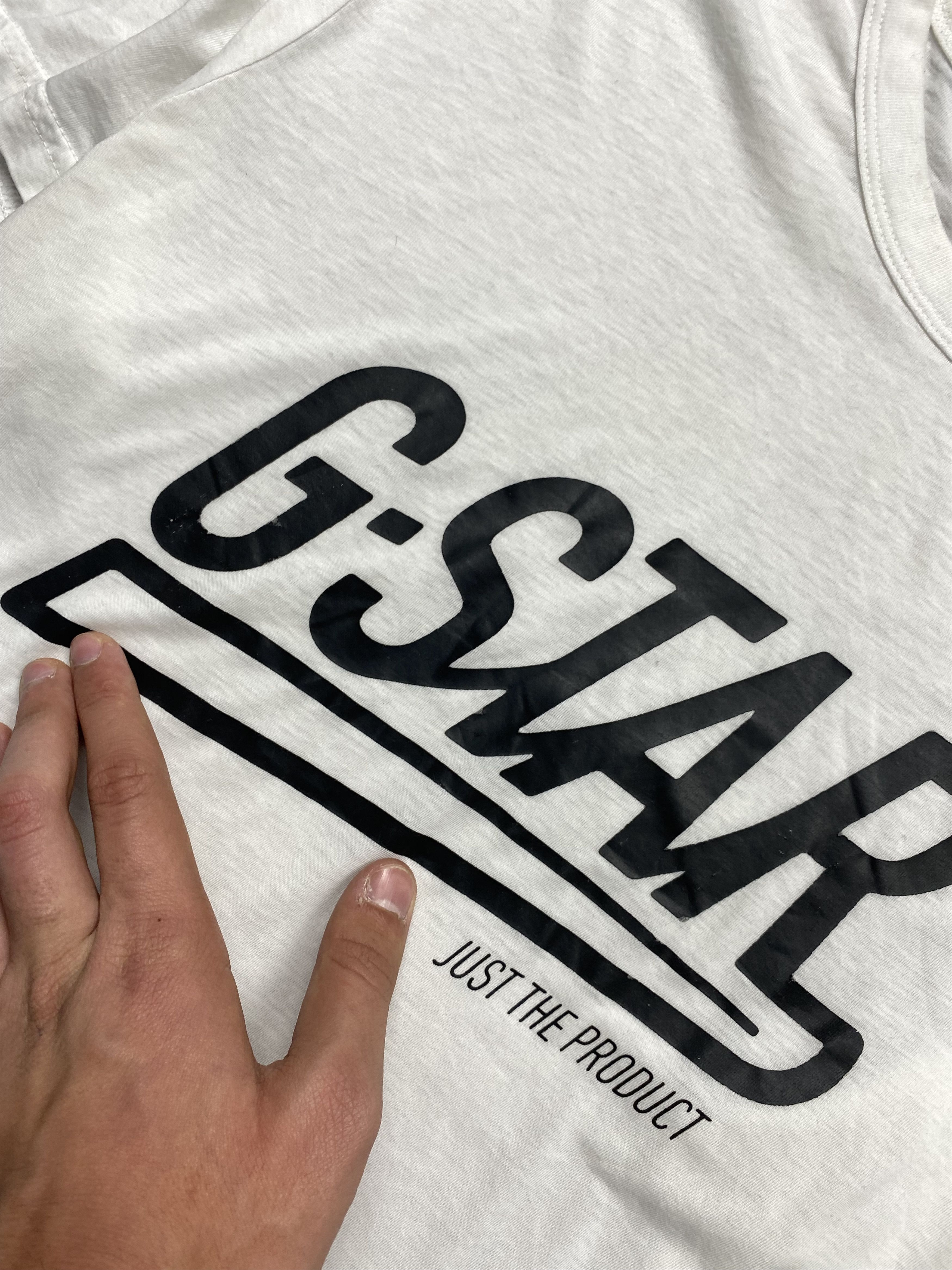 G-Star G Star Raw Vintage Mens Big Logo T-Shirt Tee Size US XL / EU 56 / 4 - 3 Thumbnail