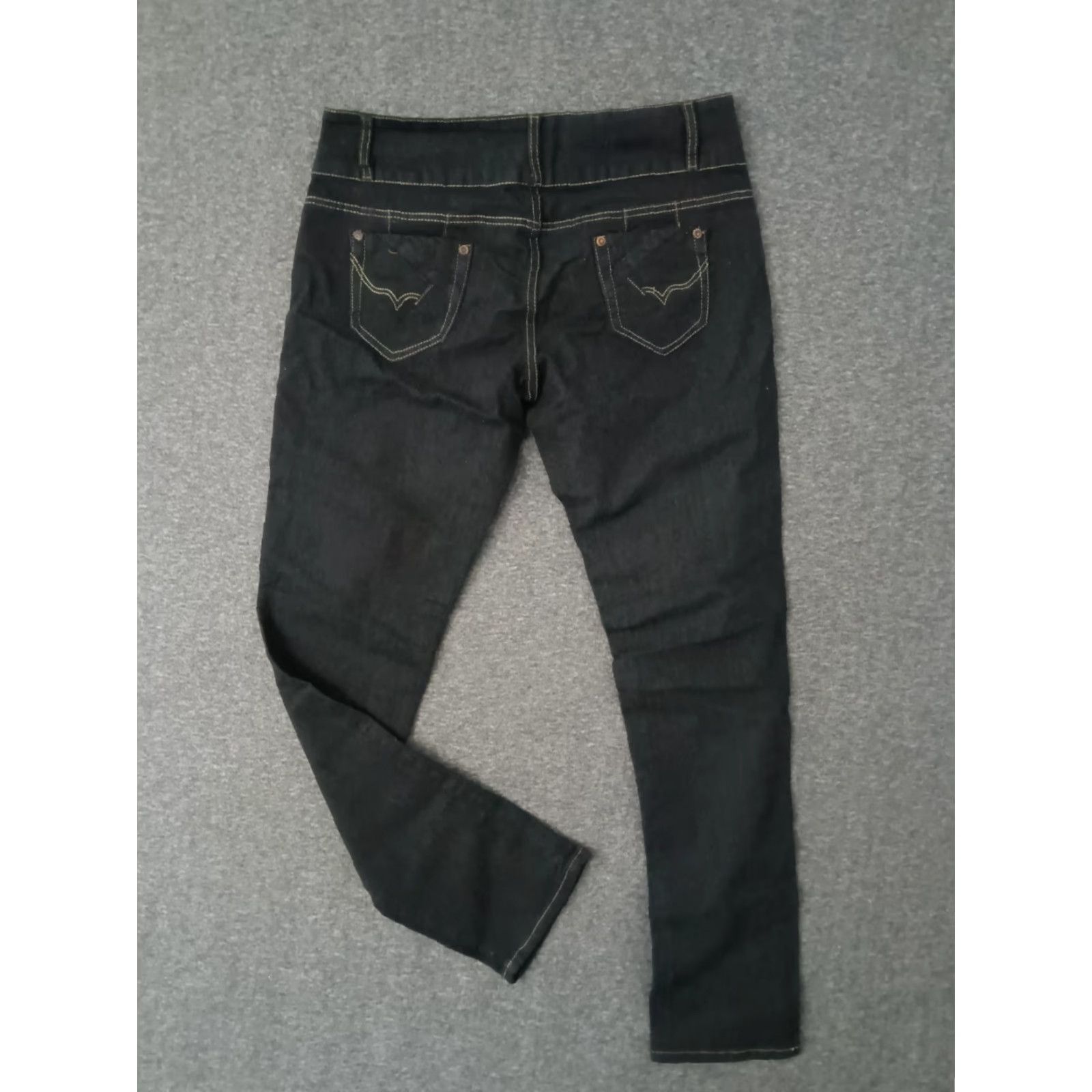 Vintage VINTAGE Unbranded Jeans 3 Button Closure Dark Wash Skinny Women's 19/20 Size 40" / US 18 - 2 Thumbnail