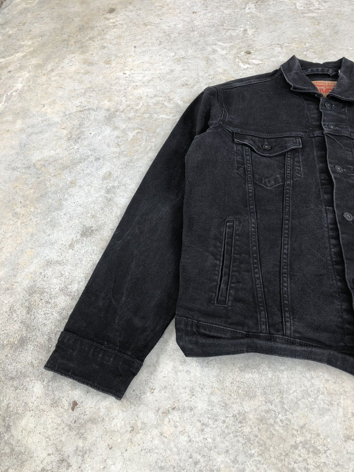 Levi's Y2k Levis Distressed Denim Jacket Size US M / EU 48-50 / 2 - 7 Thumbnail