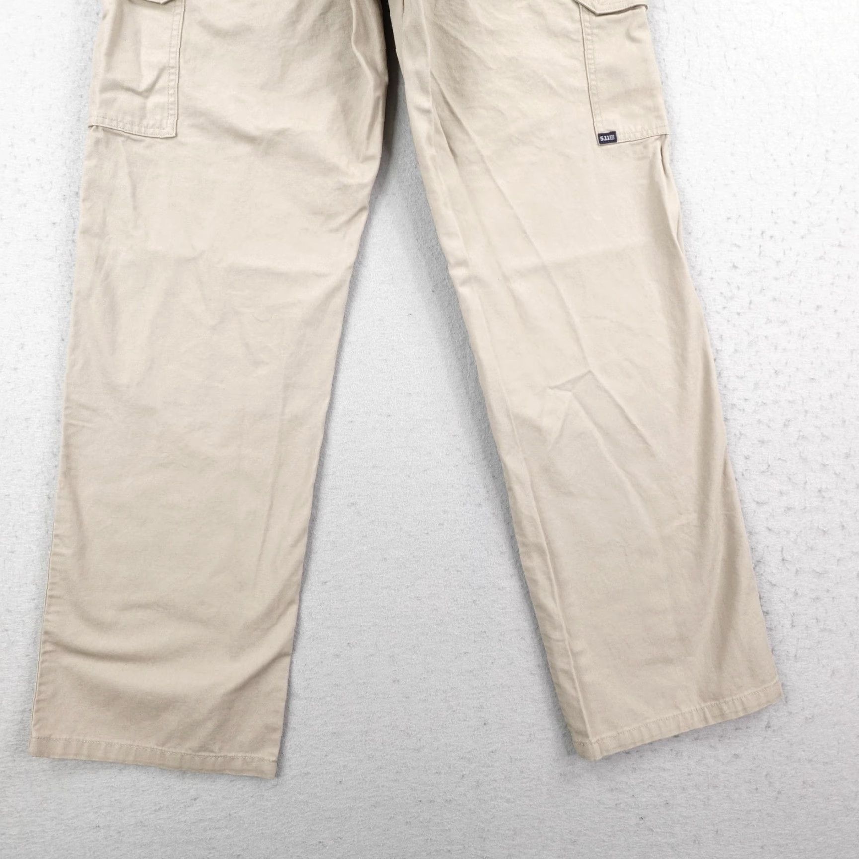 Vintage 5.11 Tactical Pants Mens 32x34 Khaki Tan Cotton Canvas Cargo Utility Work 74251 Size US 32 / EU 48 - 6 Thumbnail