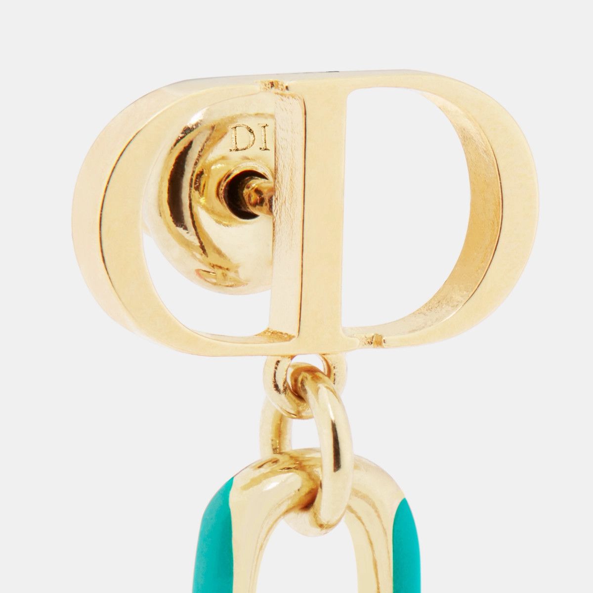 Dior o1bcso1str0126 Size:OS/Petit Cd Earrings in Golden/White Size ONE SIZE - 4 Thumbnail