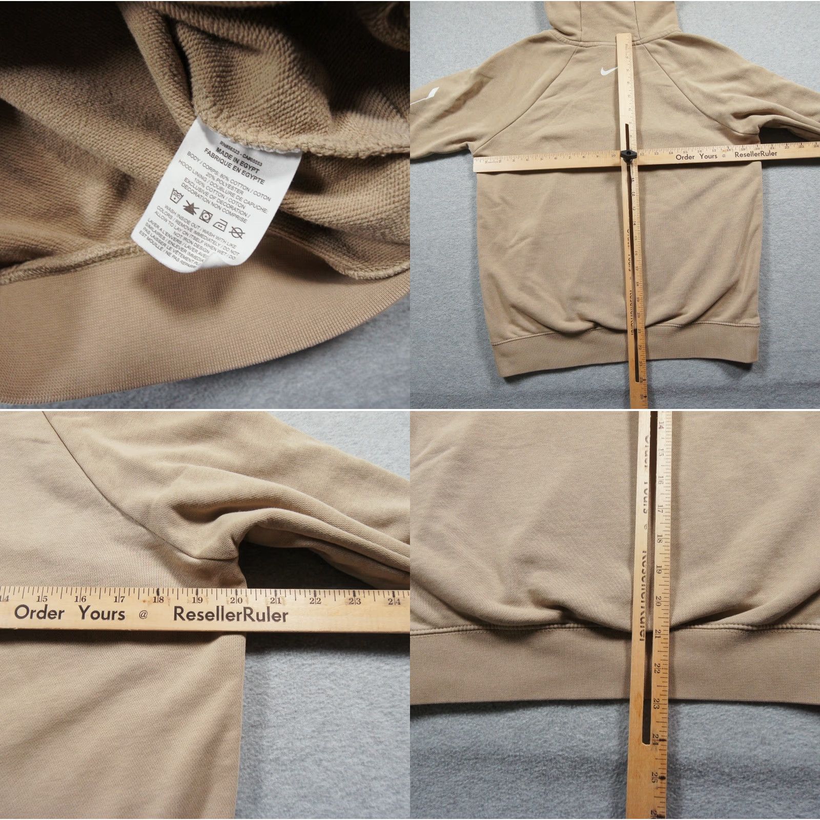 Nike Nike Sweatshirt Mens Small Tan Hoodie Pullover LA Los Angeles Sweater Swoosh Size US S / EU 44-46 / 1 - 8 Thumbnail