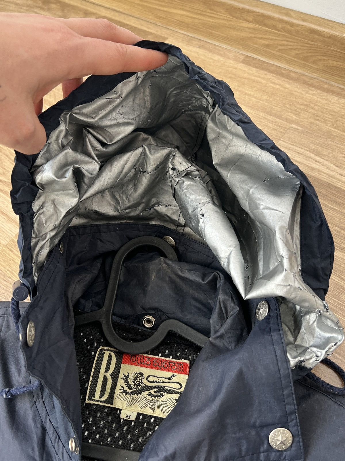 JET SET RARE Vintage Jet Set Blue System Rain Navy Jacket Size M-L Size US M / EU 48-50 / 2 - 9 Thumbnail