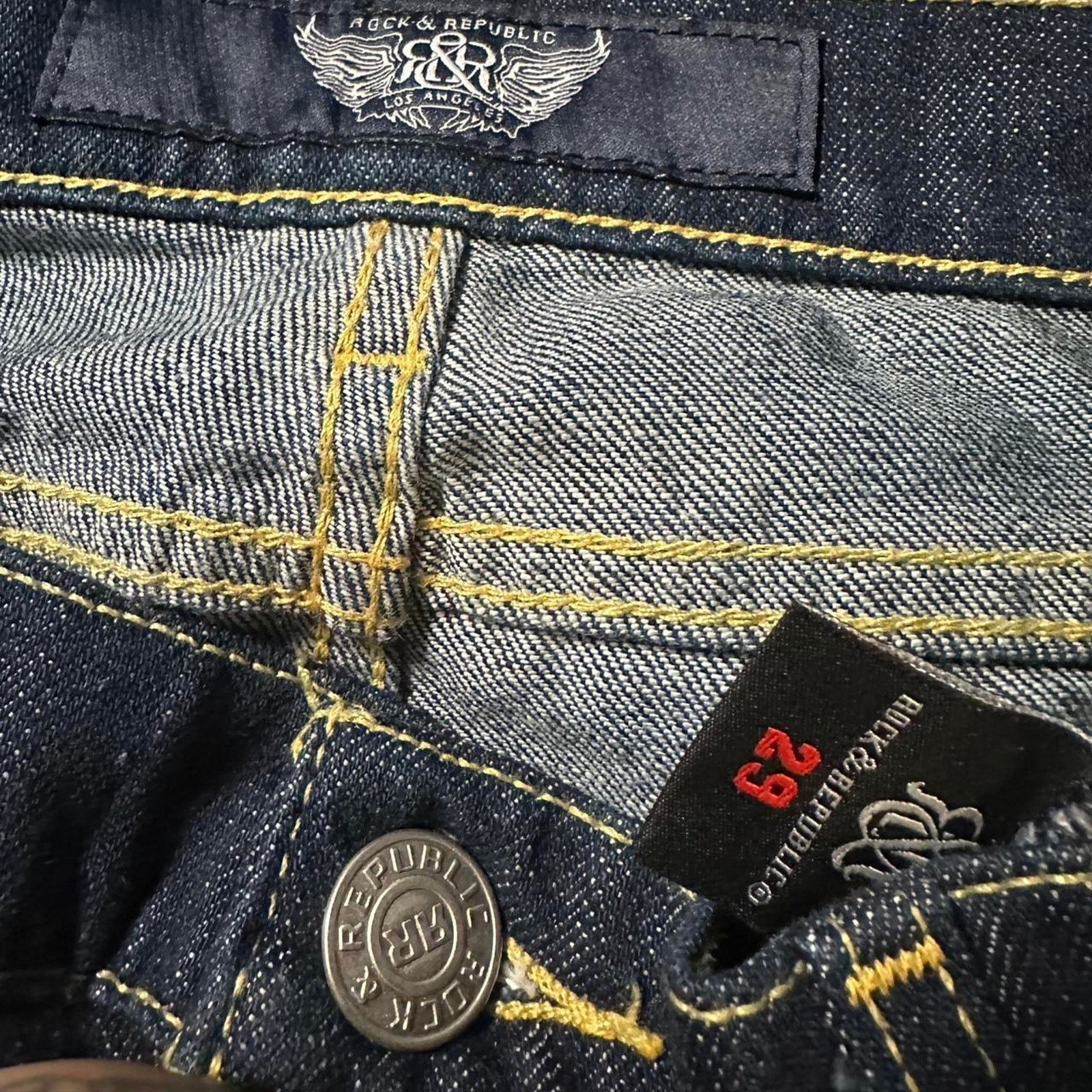 Rock & Republic Rock republic navy jeans Size 29" - 8 Thumbnail
