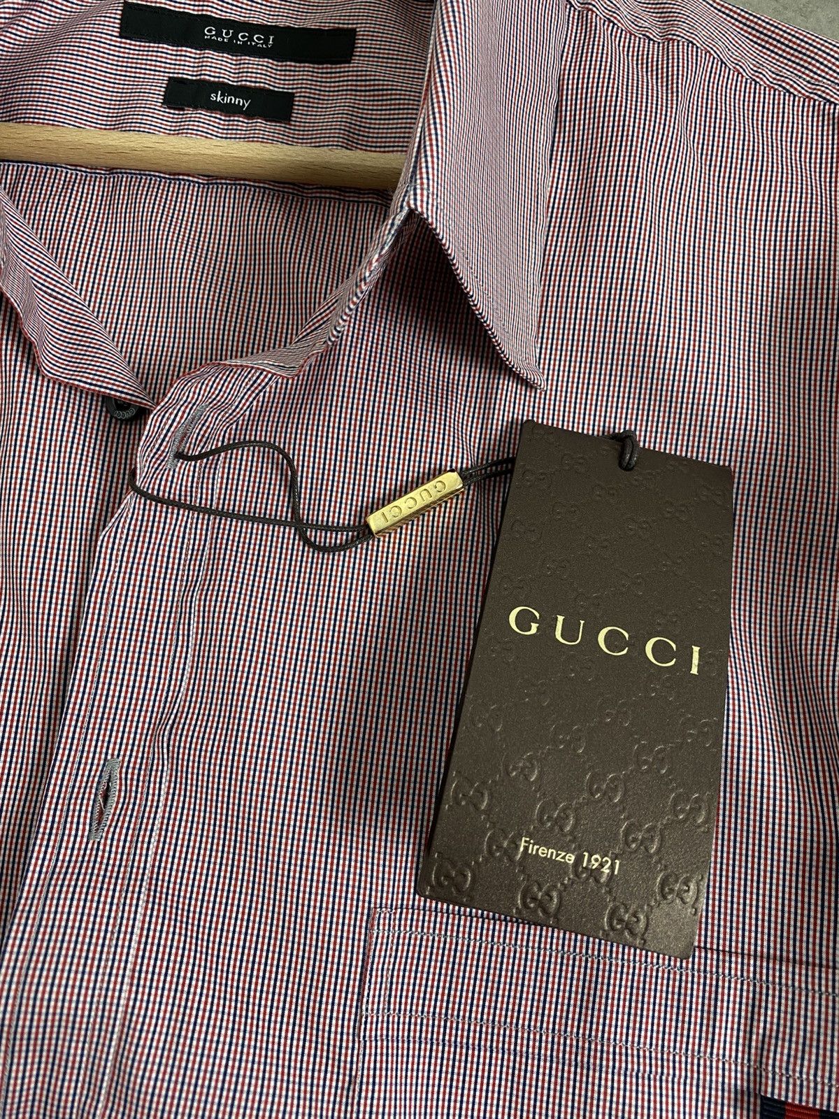 Gucci Gucci shirt size 43/17 Xl new Size US XL / EU 56 / 4 - 5 Thumbnail