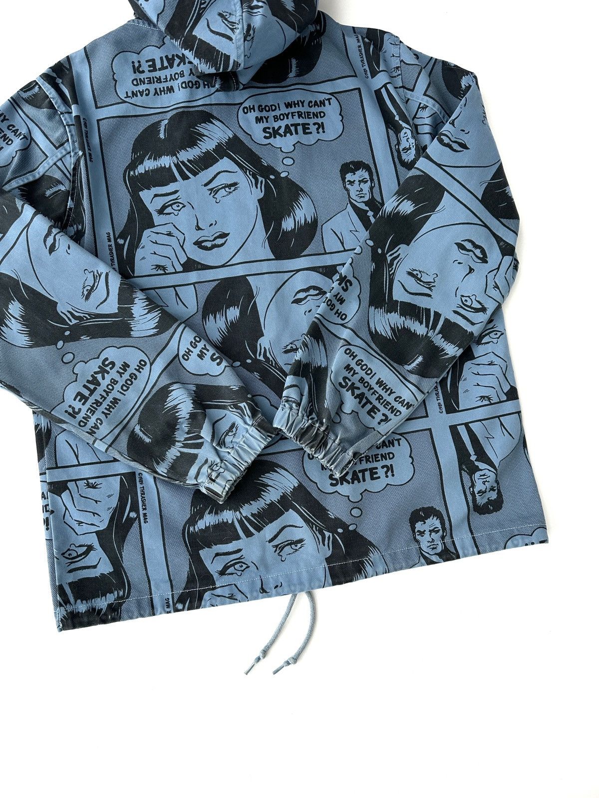 Supreme Supreme x Thrasher Boyfriend Hooded Jacket Blue Size US M / EU 48-50 / 2 - 11 Thumbnail