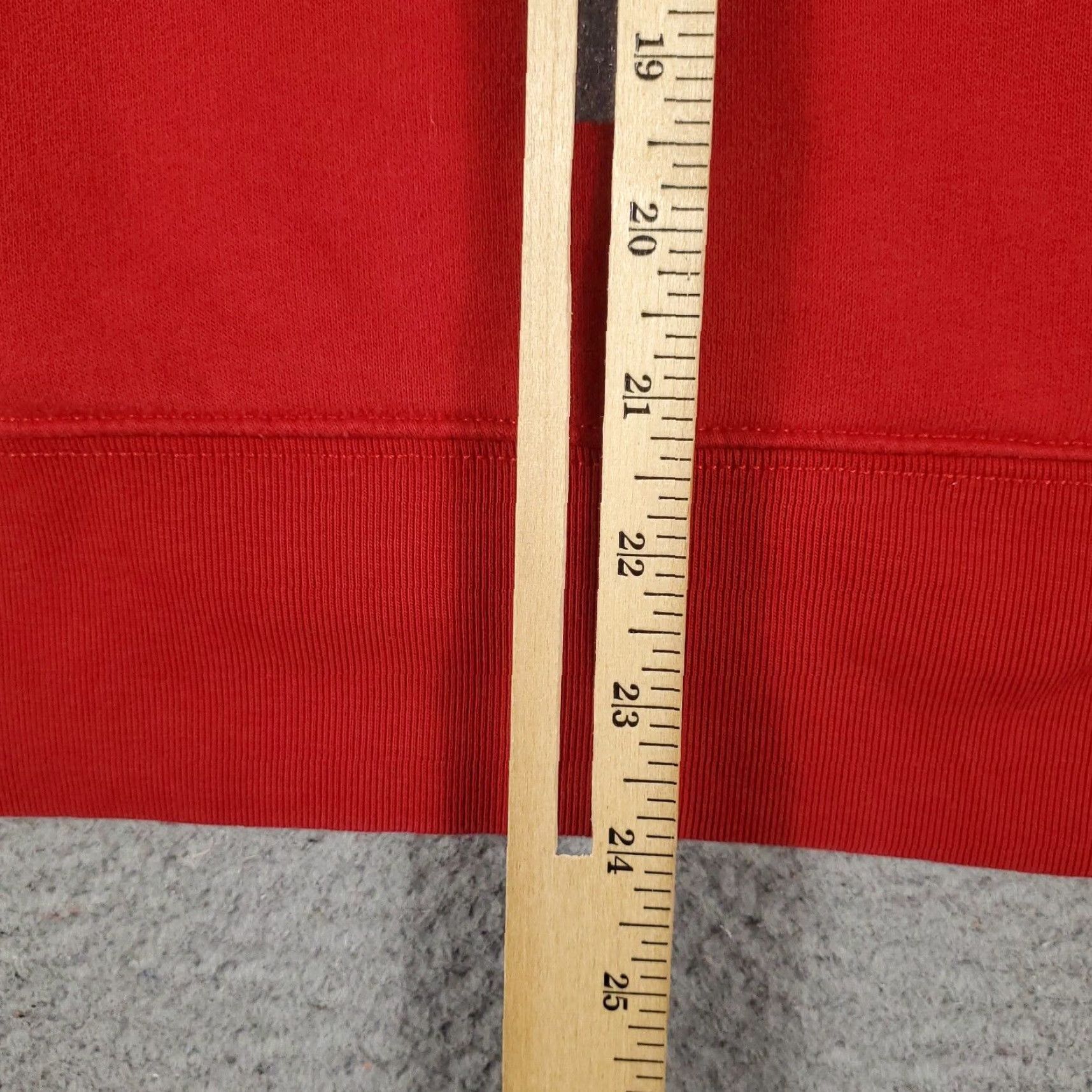 Tommy Hilfiger VINTAGE Tommy Hilfiger Hoodie Pullover Men's Small Red Crew Neck Zip Sweatshirt Casual Classic Size US S / EU 44-46 / 1 - 6 Thumbnail