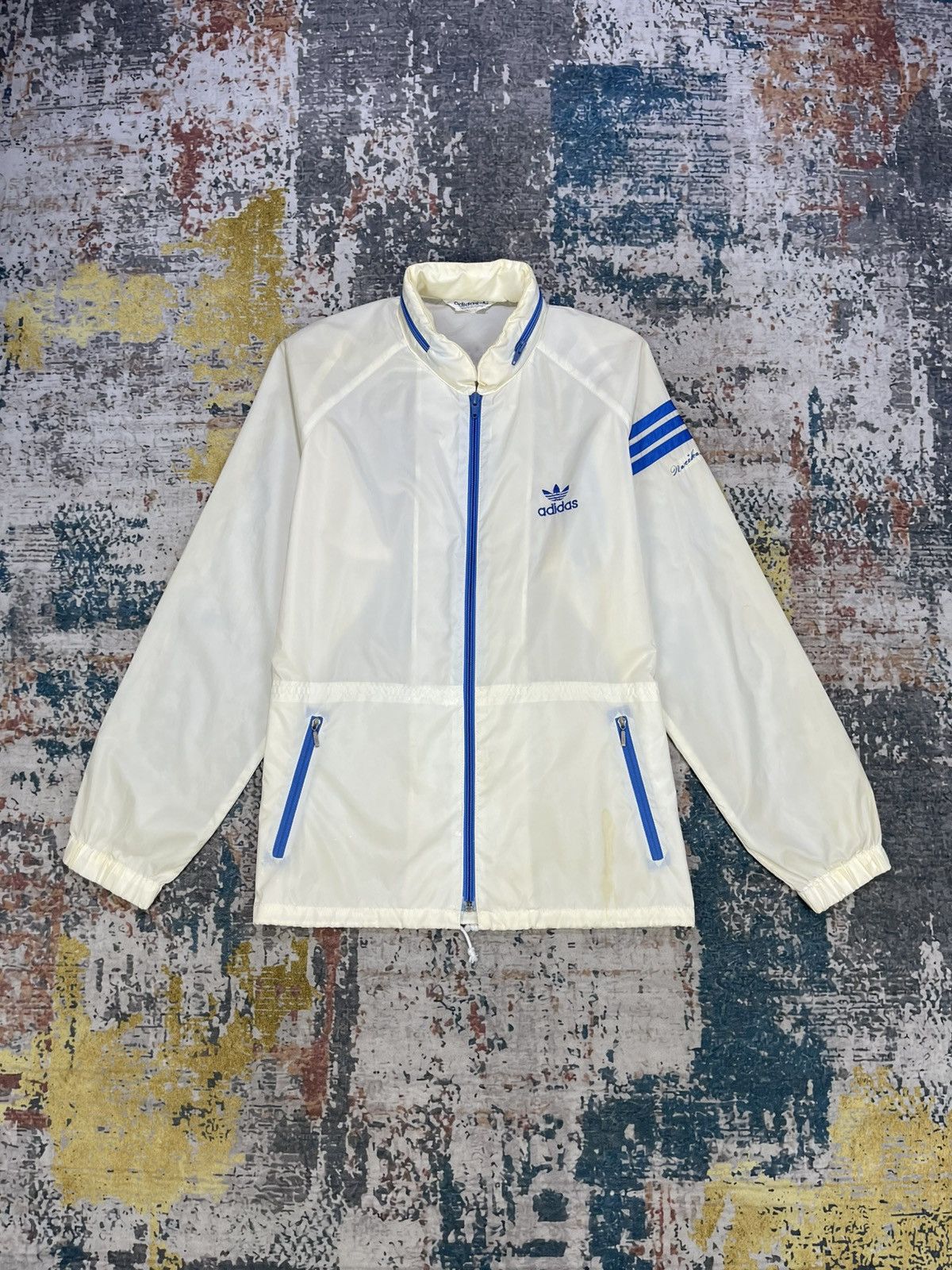 Adidas Adidas x Noah Mens Noah Painter Jacket White GS1391 – Size