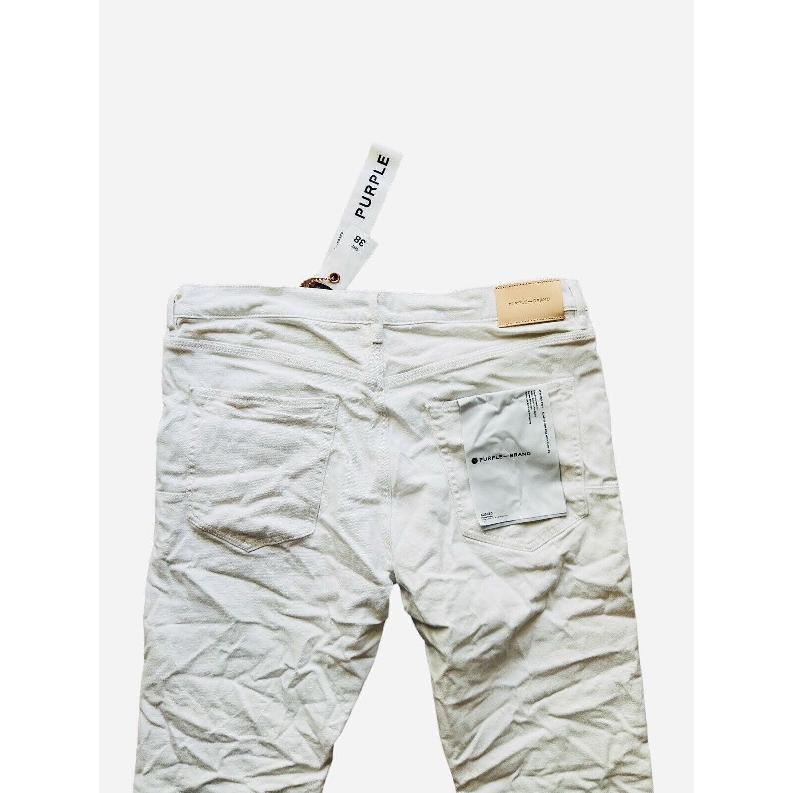 Purple Brand Purple Brand Jeans Mens Slim Fit White P001 Size 38/34 Size US 38 / EU 54 - 5 Thumbnail